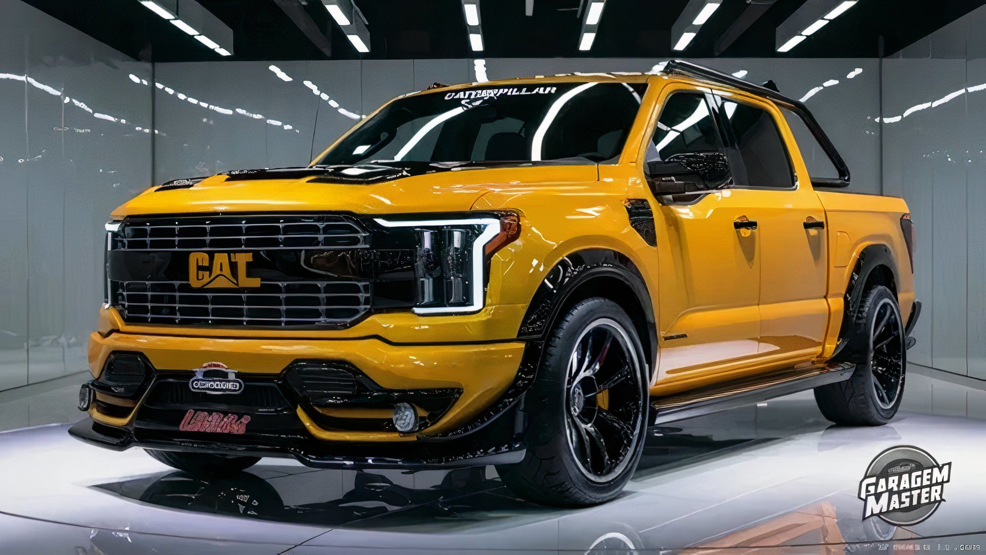 This caterpillar pickup isn t real but it should be 