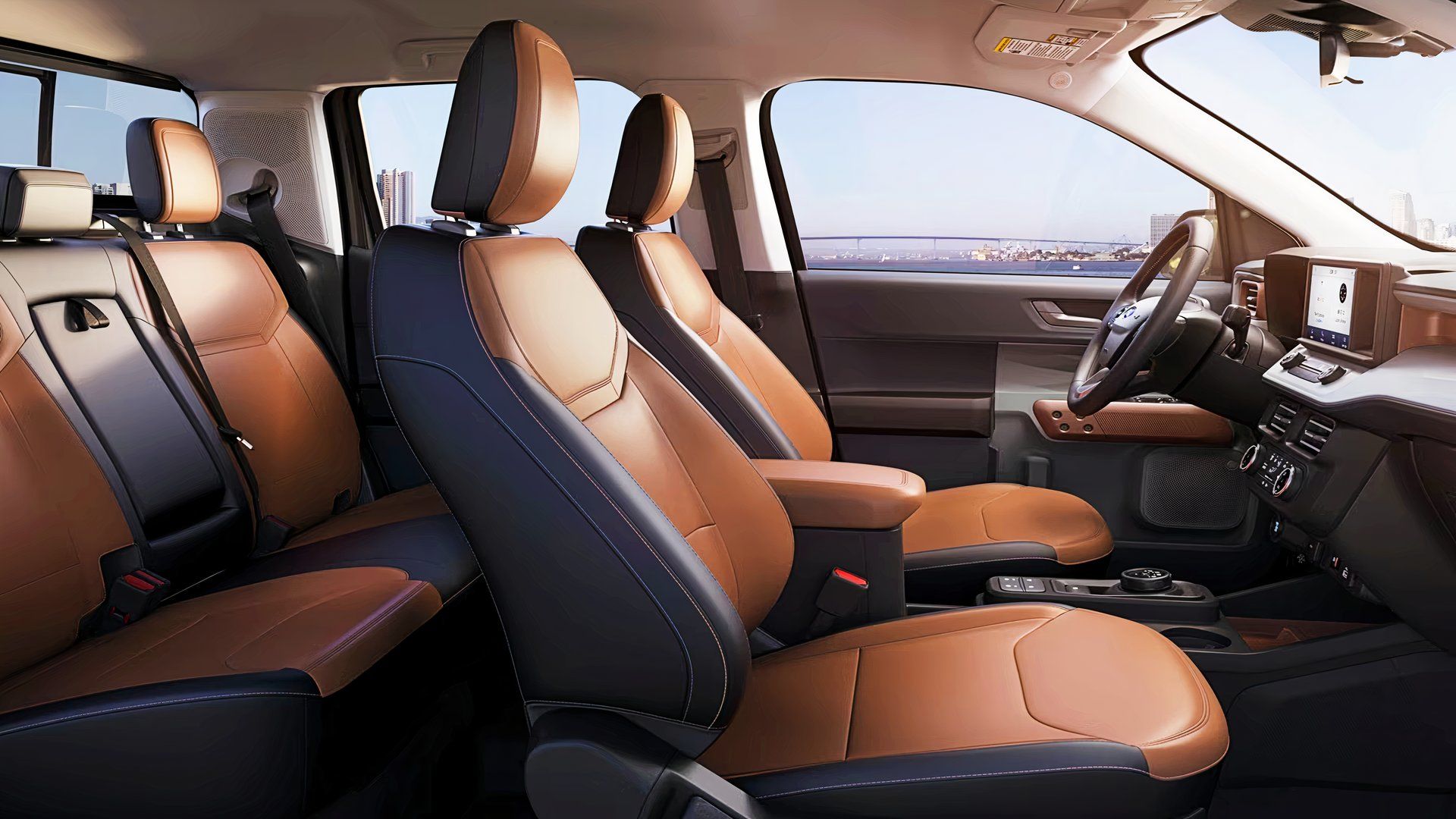 Ford Maverick Hybrid seats. 