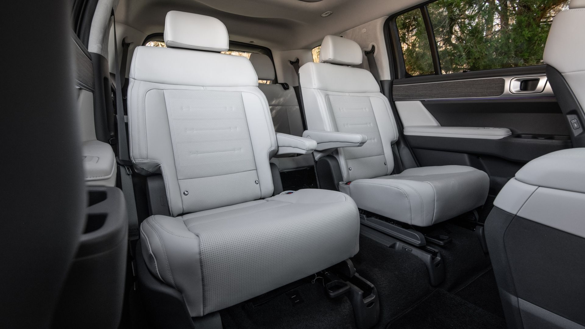 Rear seats in the 2025 Hyundai Santa Fe