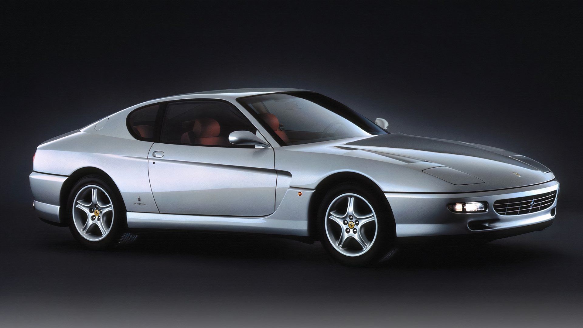 1996 Ferrari 456 GTA, front quarter, side profile view