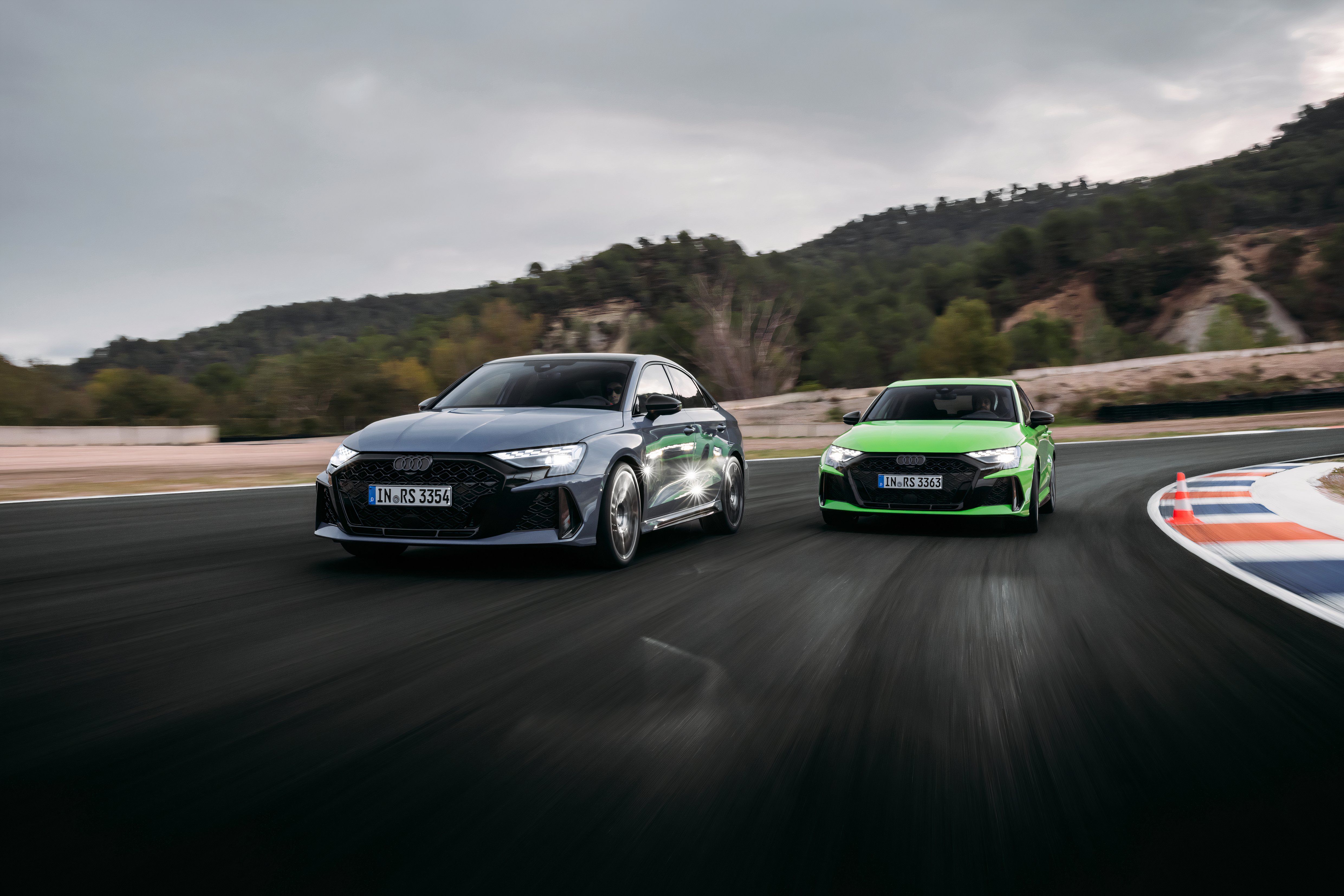 Exhilarating ride: 2025 Audi RS3 thrills with its engine notes and spirited driving scenes!