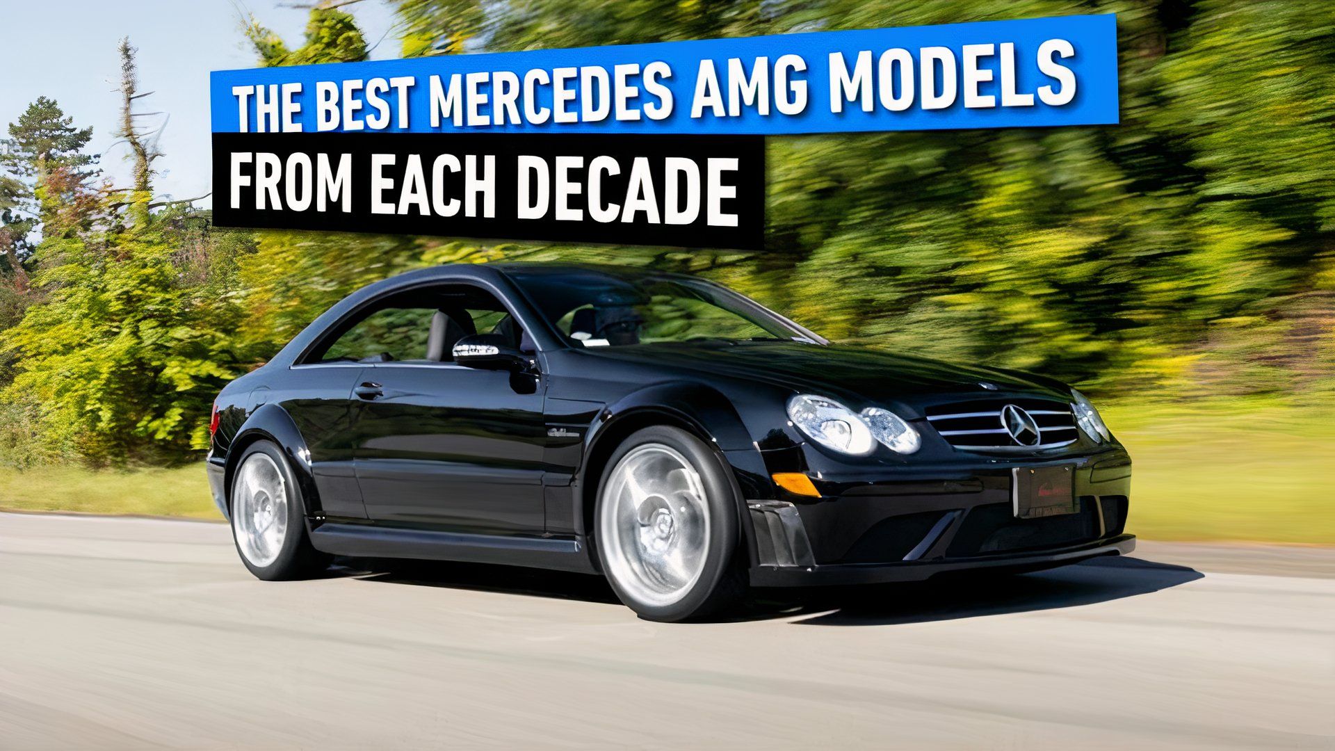 Os melhores modelos Mercedes-AMG de cada década