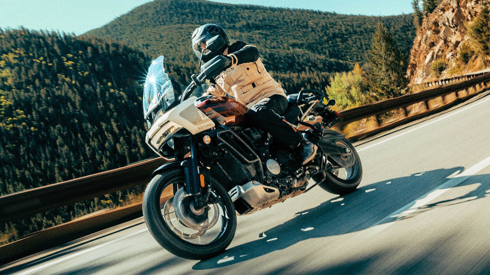 Rider on a 2024 Harley-Davidson Pan America 1250 Special