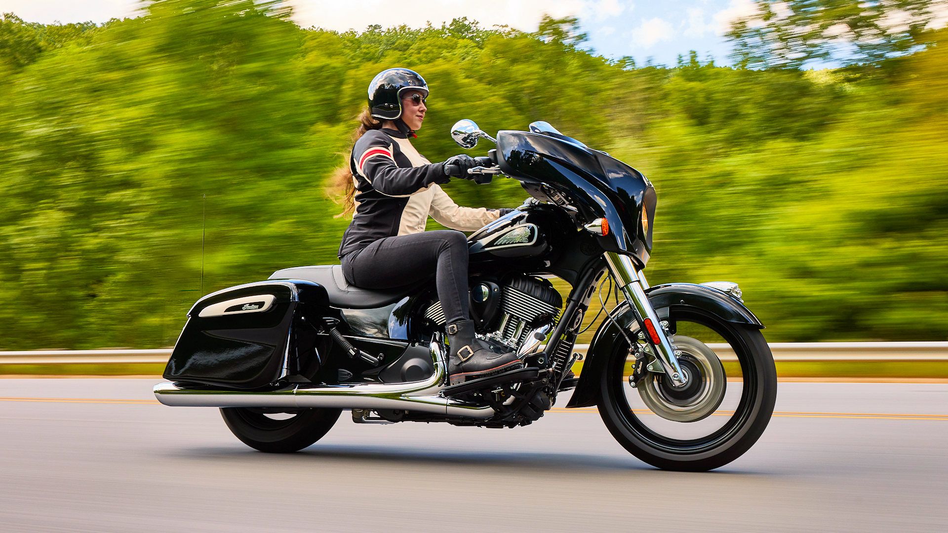 Rider on a 2024 Indian Chieftain