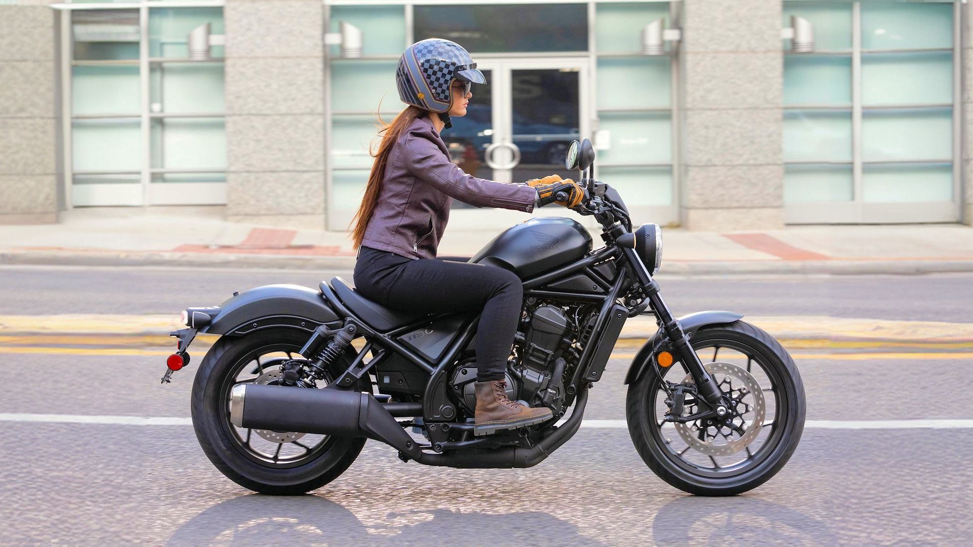 Rider on a 2025 Honda Rebel 1100