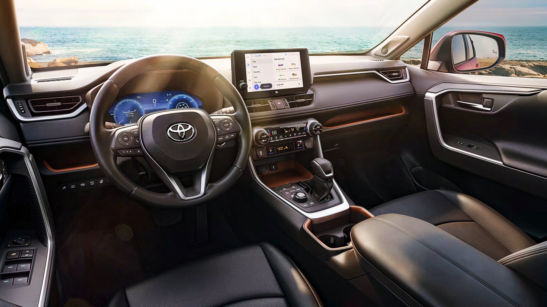 2024 Toyota RAV4 Hybrid interior. 