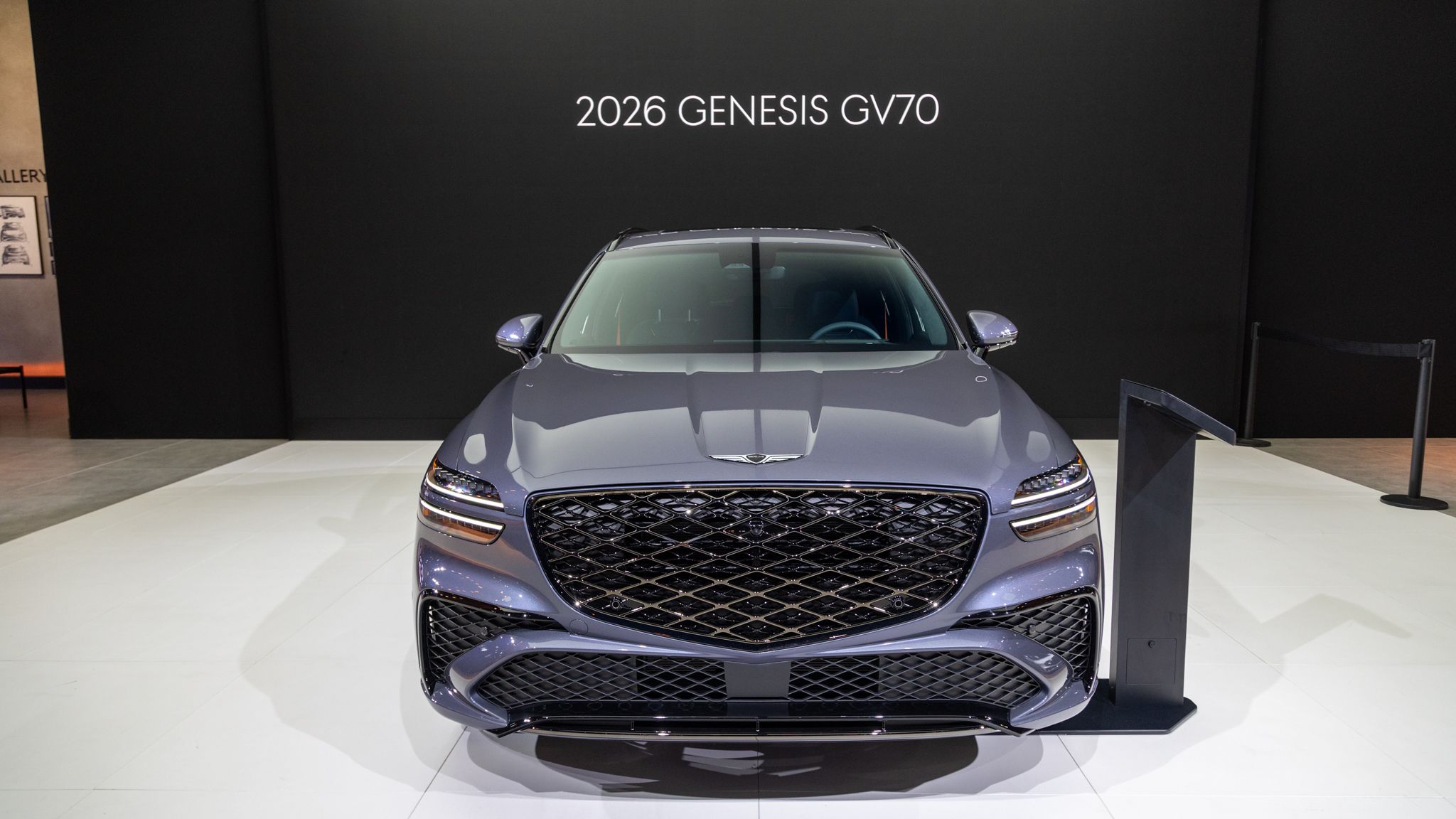 2025 Genesis GV70 e GV70 eletrificados na LAAS 2024-2