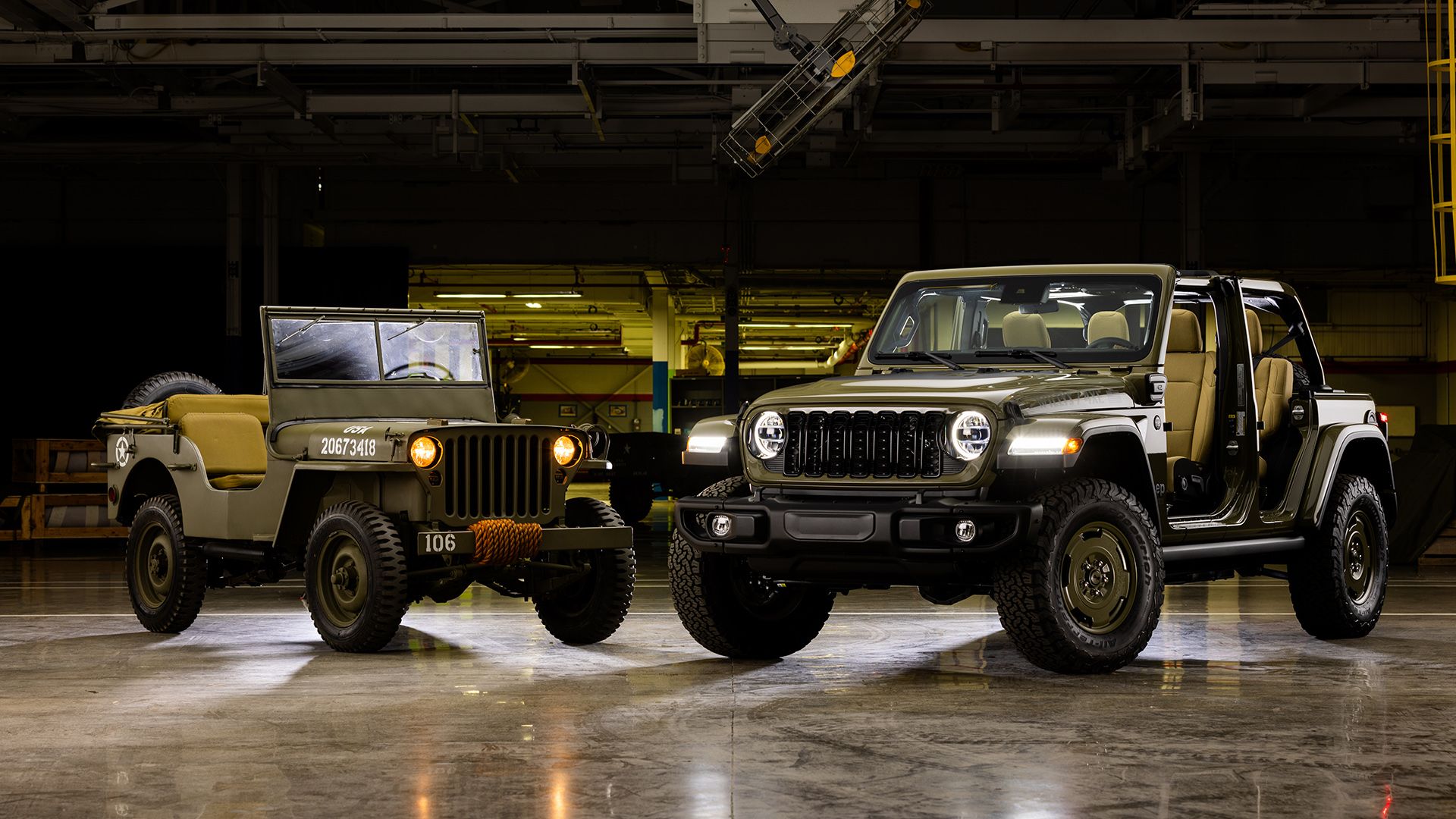 Jeep's Willys '41 Special Edition Wrangler Brings A Retro Military Look ...