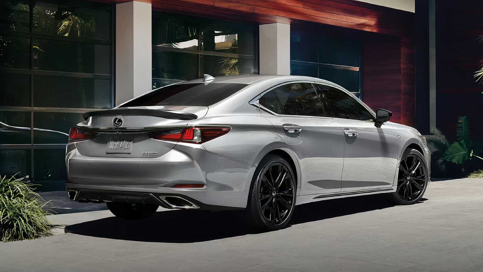 A gray 2025 Lexus ES 300h.