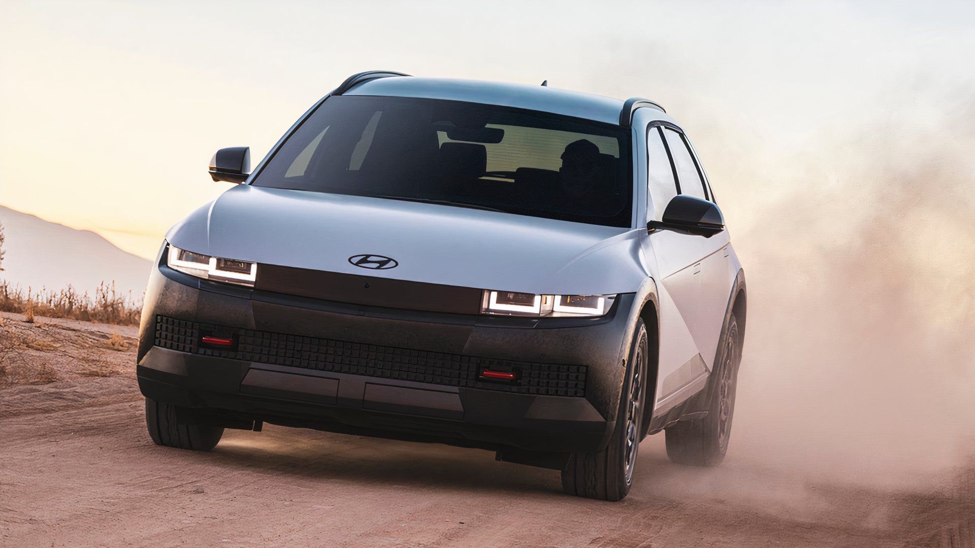 Vista frontal do Hyundai Ioniq 5 2025