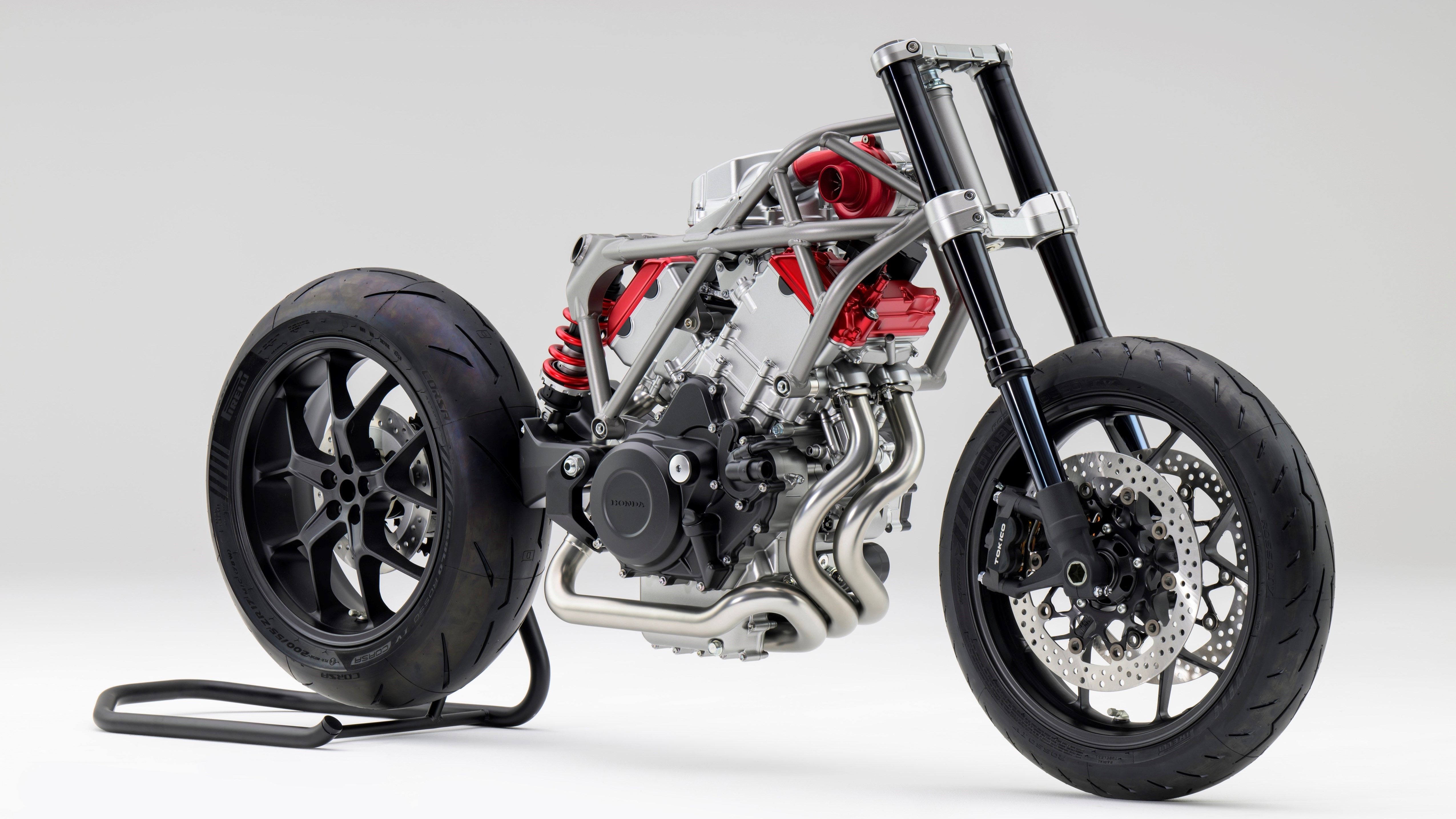 Honda’s Supercharged V3 Engine Makes The Kawasaki Ninja H2 Seem Space-Age