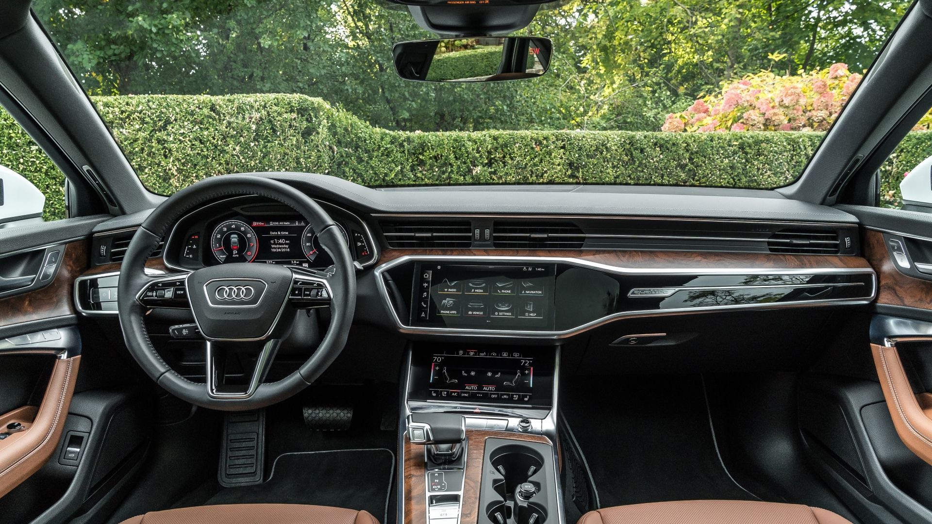 Foto do interior do Audi A6 2025