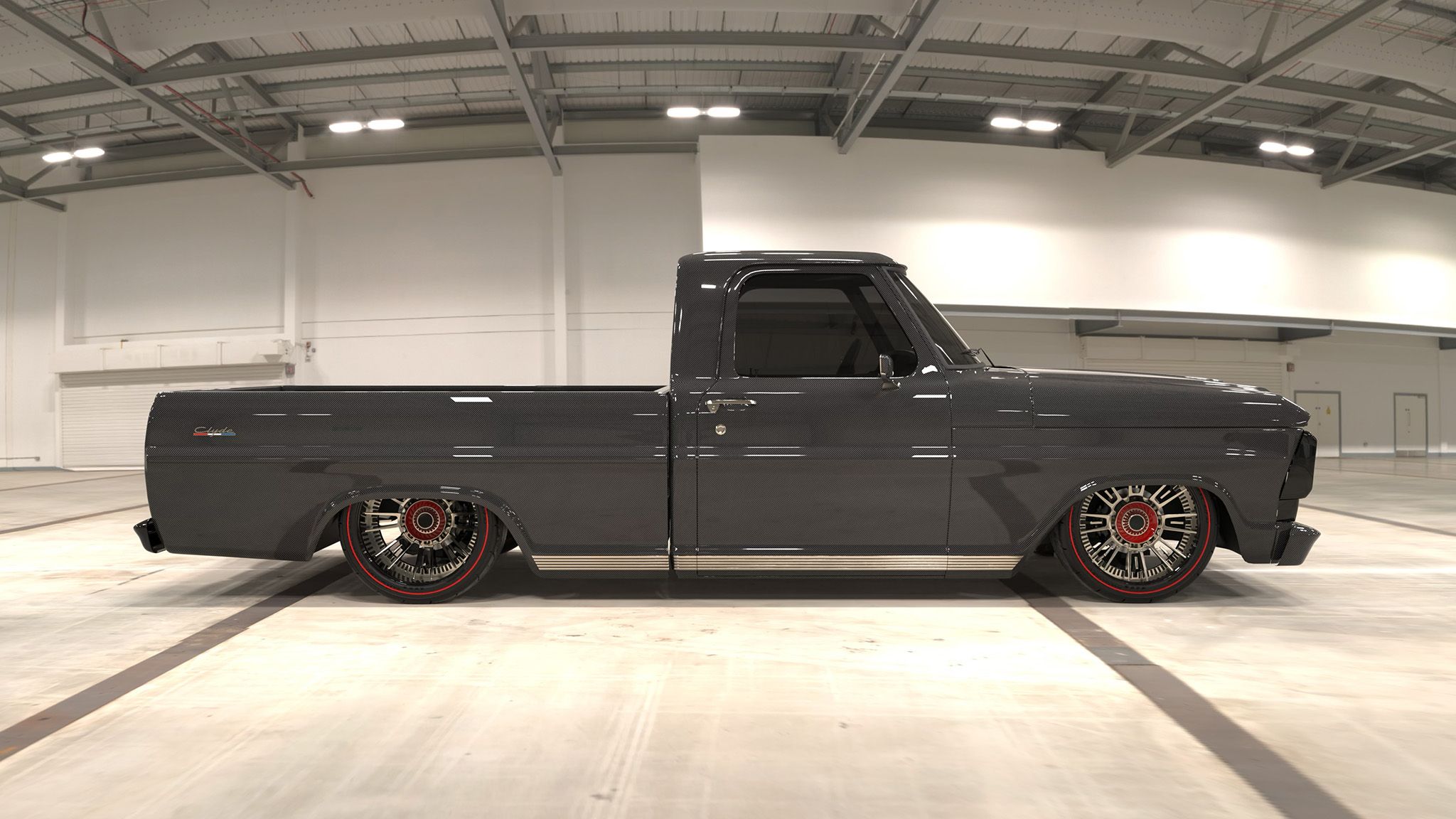 Solomon Lunger Personalizado 1969 F-100 Clyde - Ford 3-1