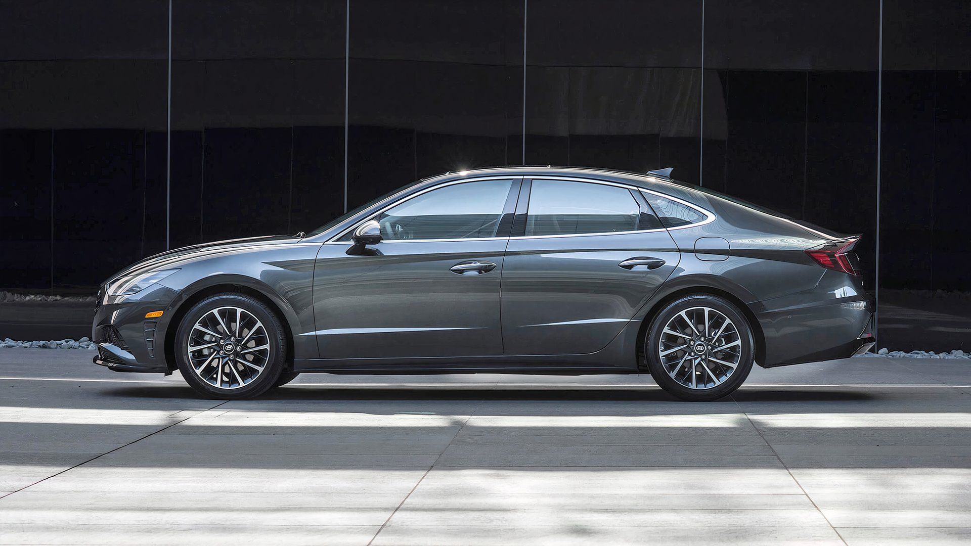 gray 2020 Hyundai Sonata