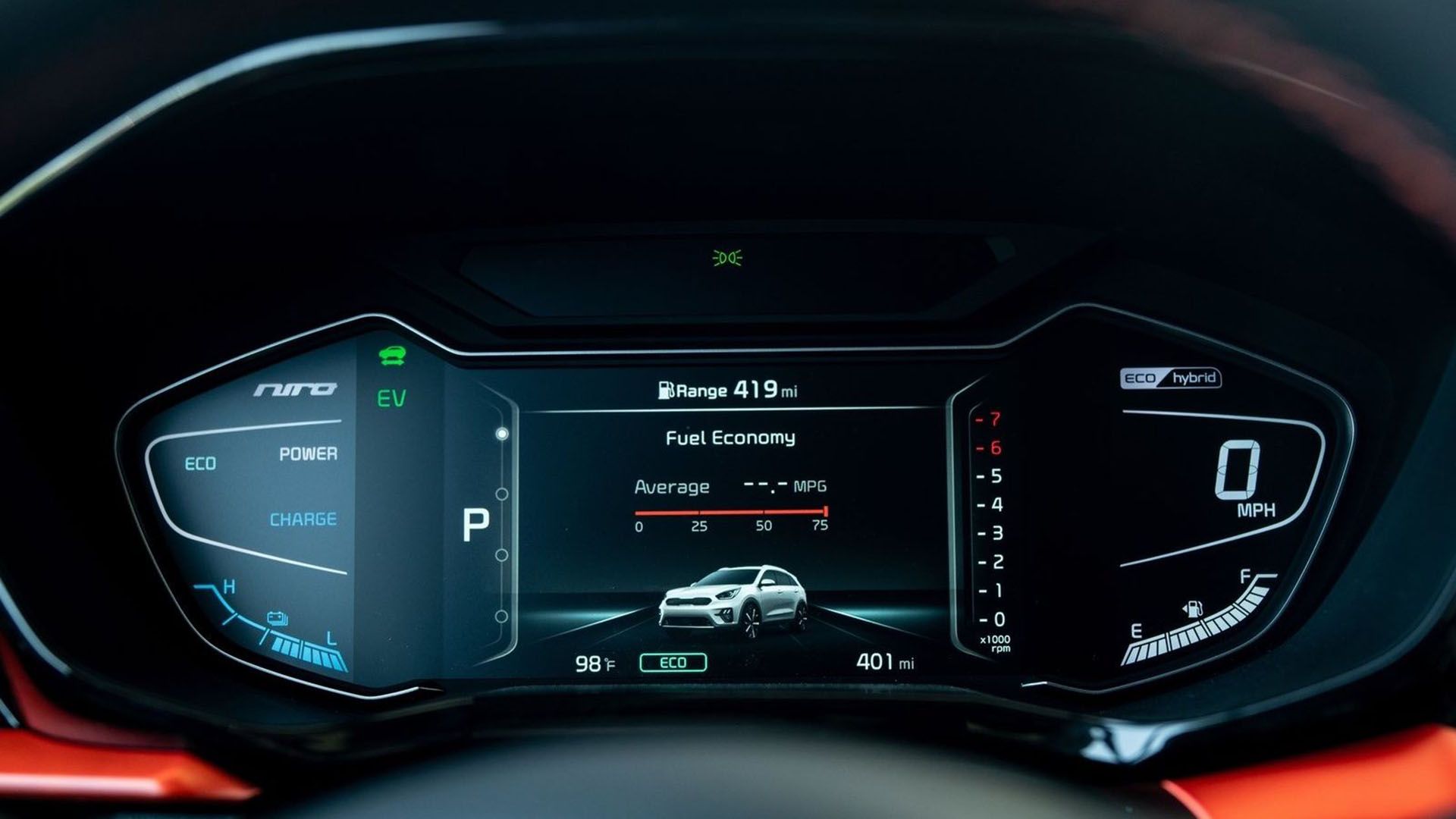 2022 Kia Niro Plug-in Hybrid Instrumentation