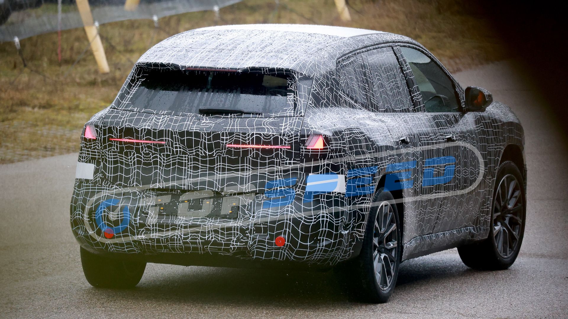 2026 BMW iX3 Spy Shot - rear three-quarters