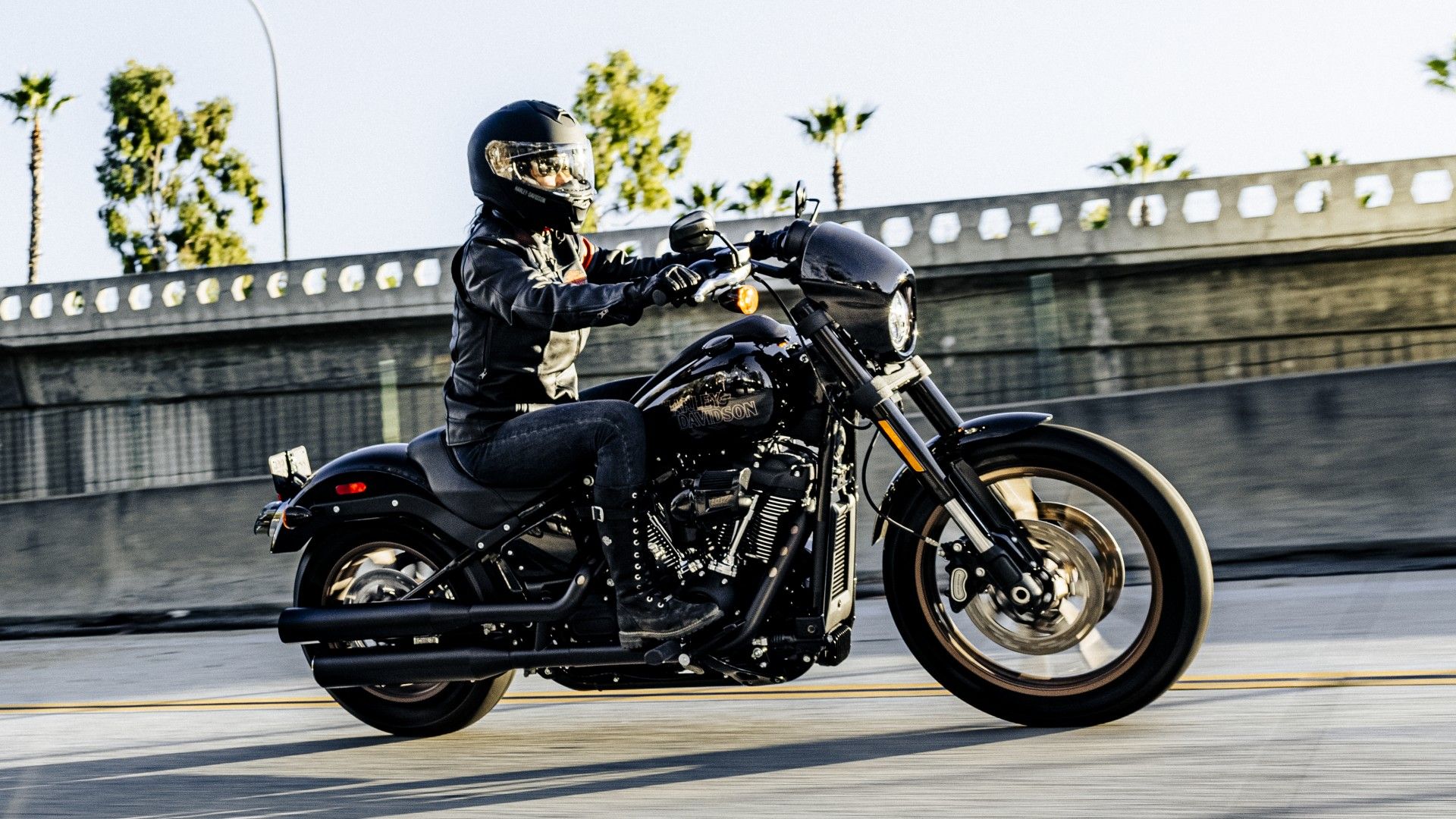 2024 Harley-Davidson Low Rider S accelerating side profile view