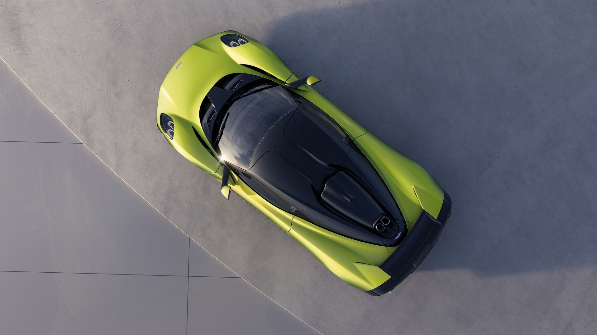 Telhado do Aston Martin Valhalla