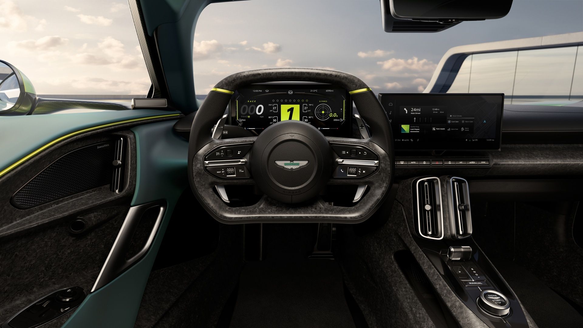 Cockpit do Aston Martin Valhalla