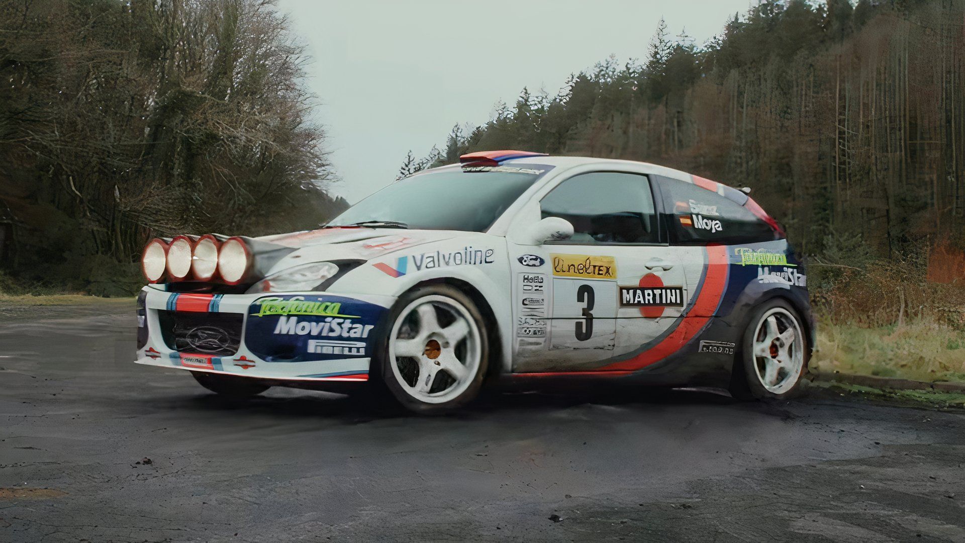 Ford Focus WRC Front Angle