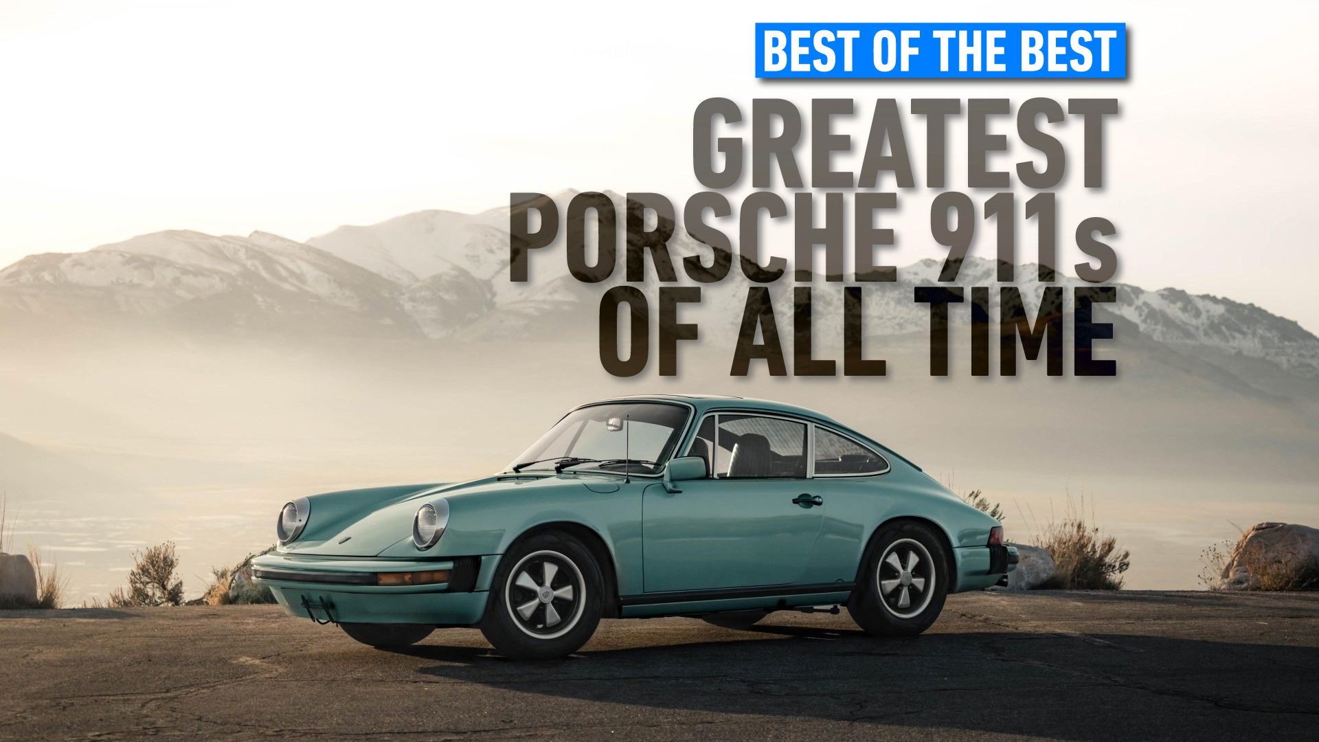 Os maiores modelos Porsche 911 de todos os tempos