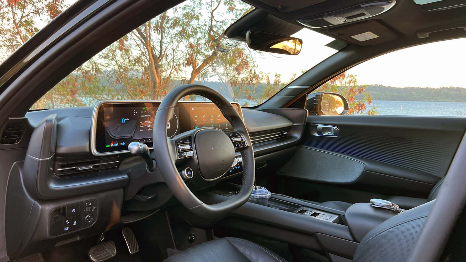 The interior of a 2024 HyundaI Ioniq 6