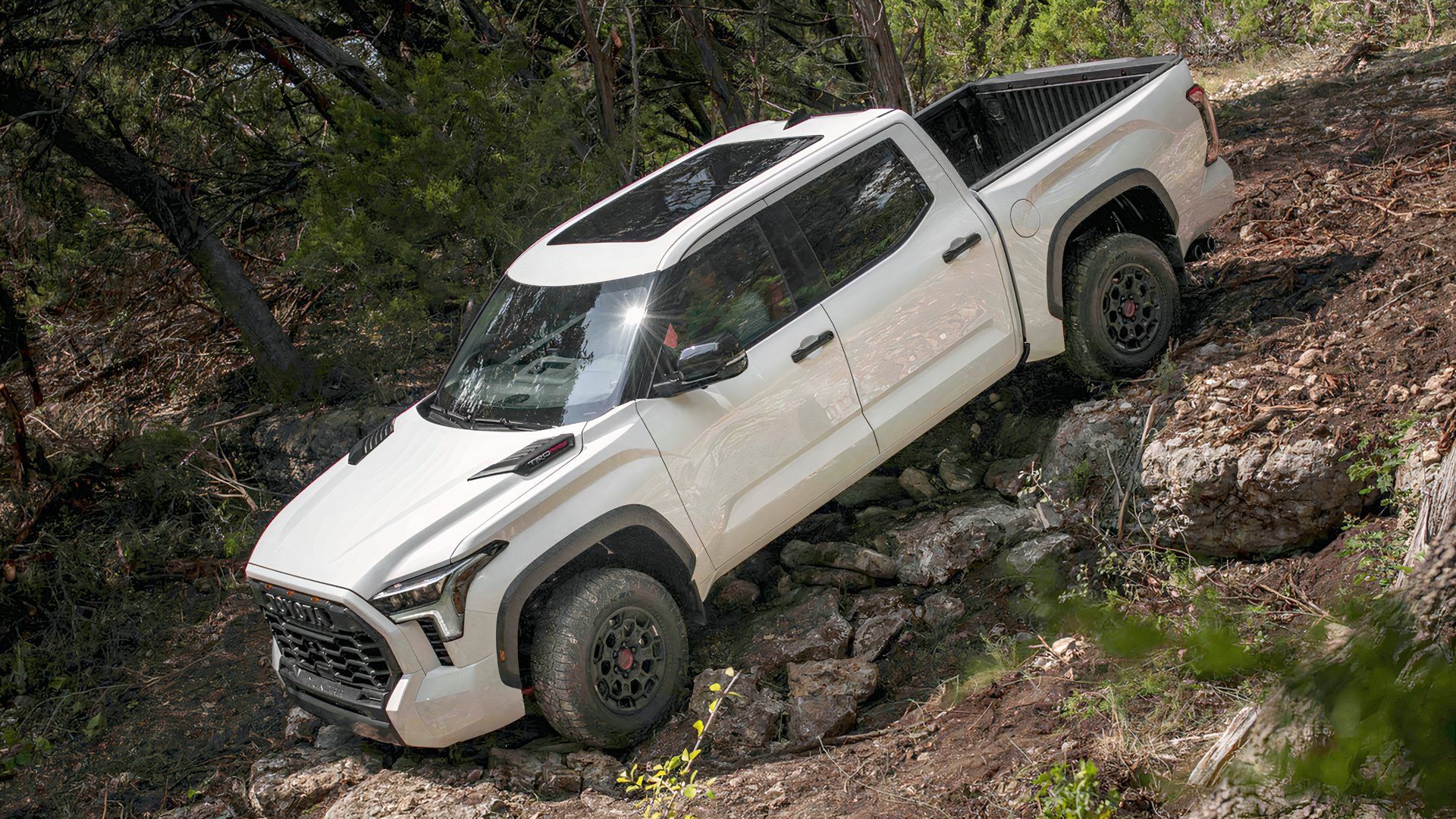 white 2024 Toyota Tundra TRD Pro