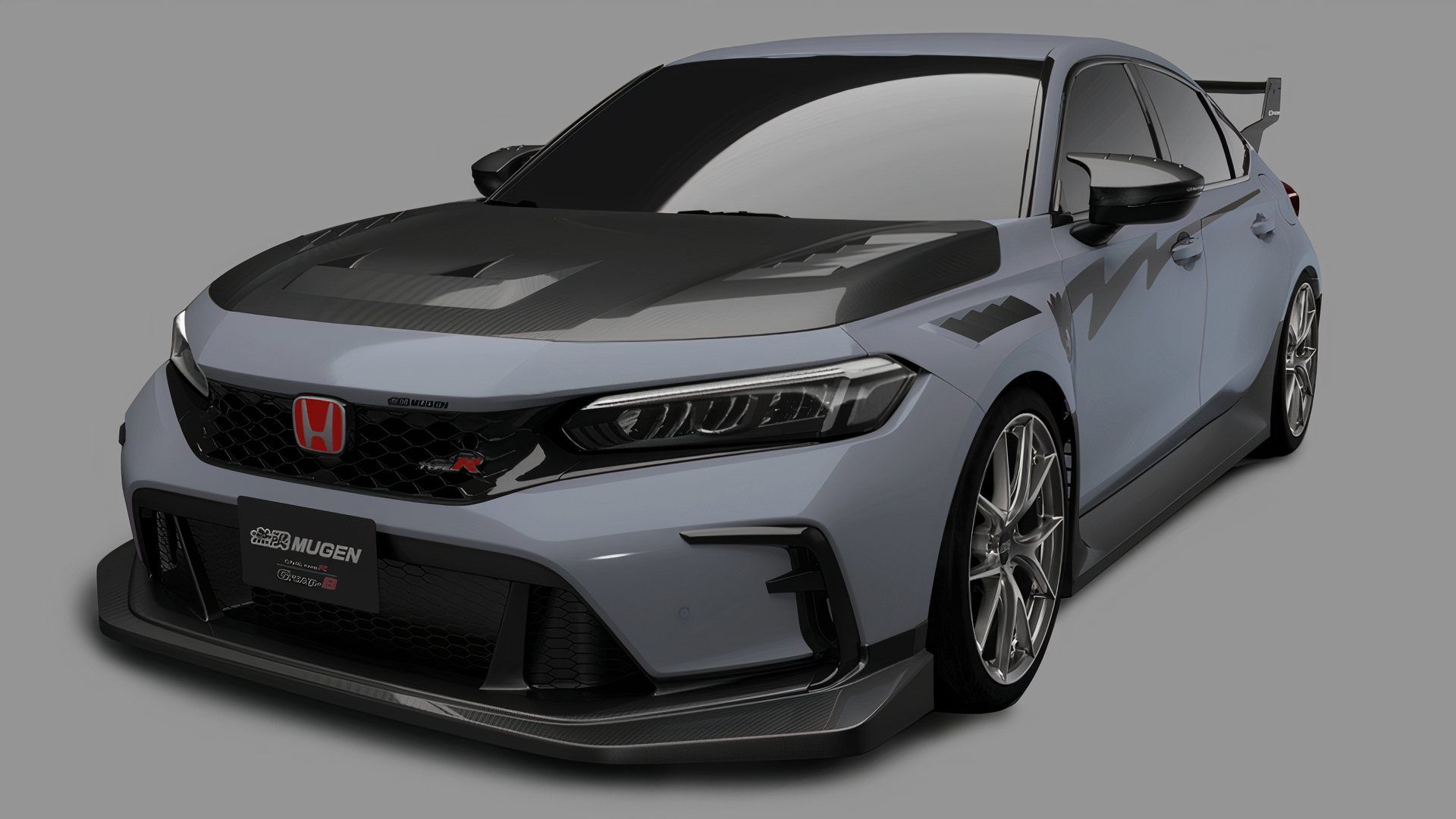Honda Civic Type R Mugen Group.B modelo de pré-produção frontal