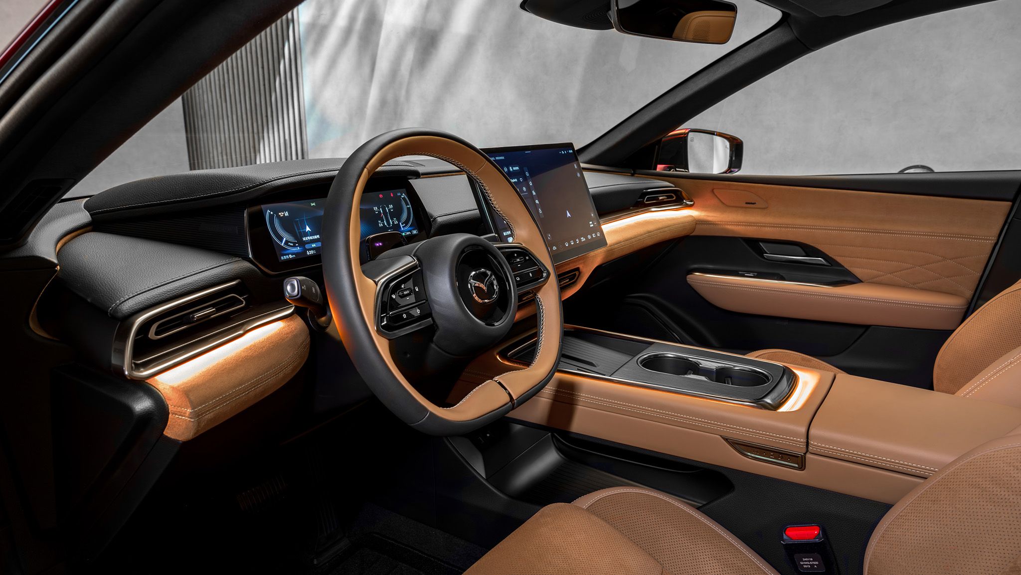 Interior do Mazda6e 2025