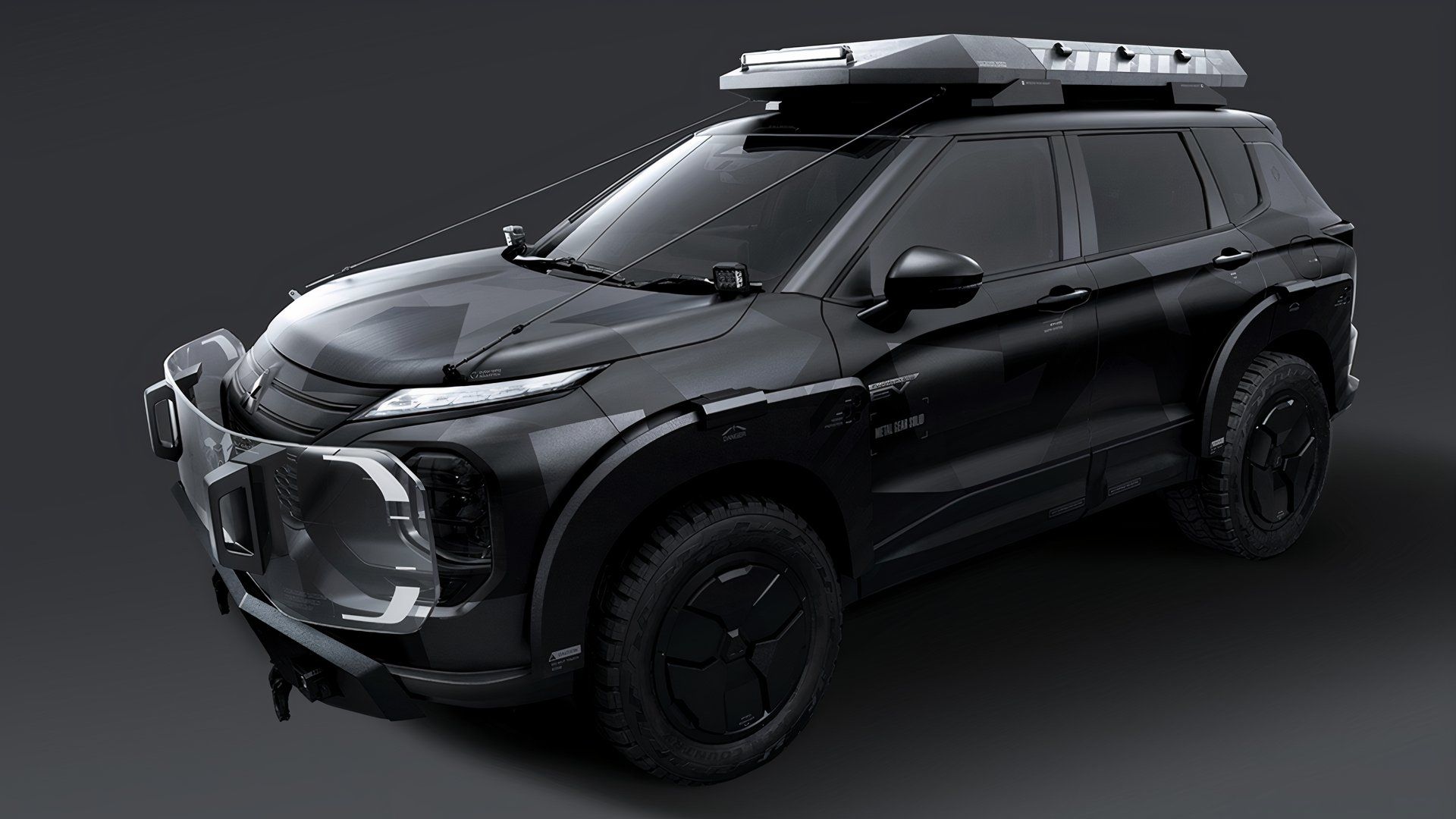 Mitsubishi Builds Custom Outlander PHEV Inspired By Metal