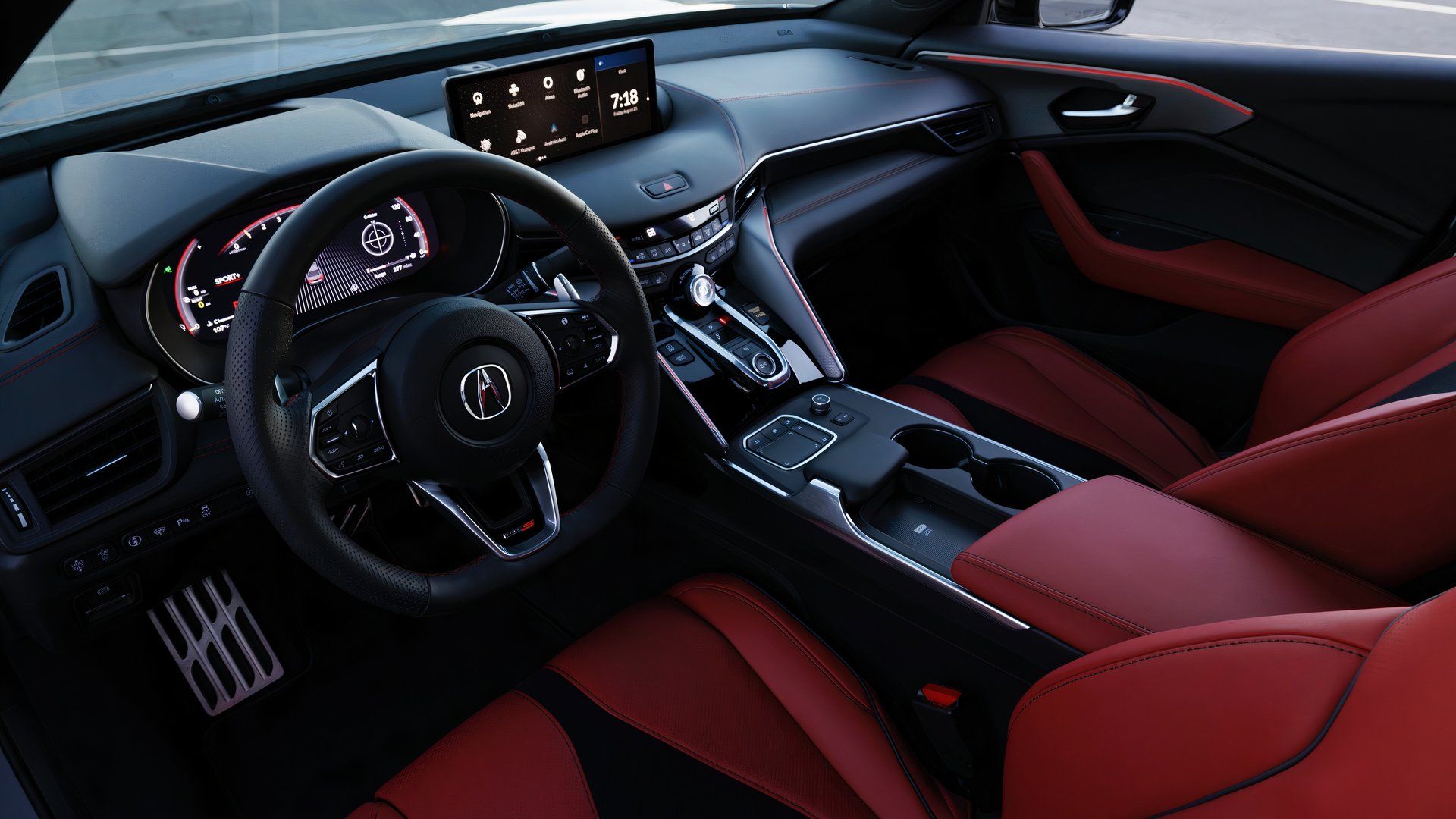 Interior do Acura TLX Tipo S