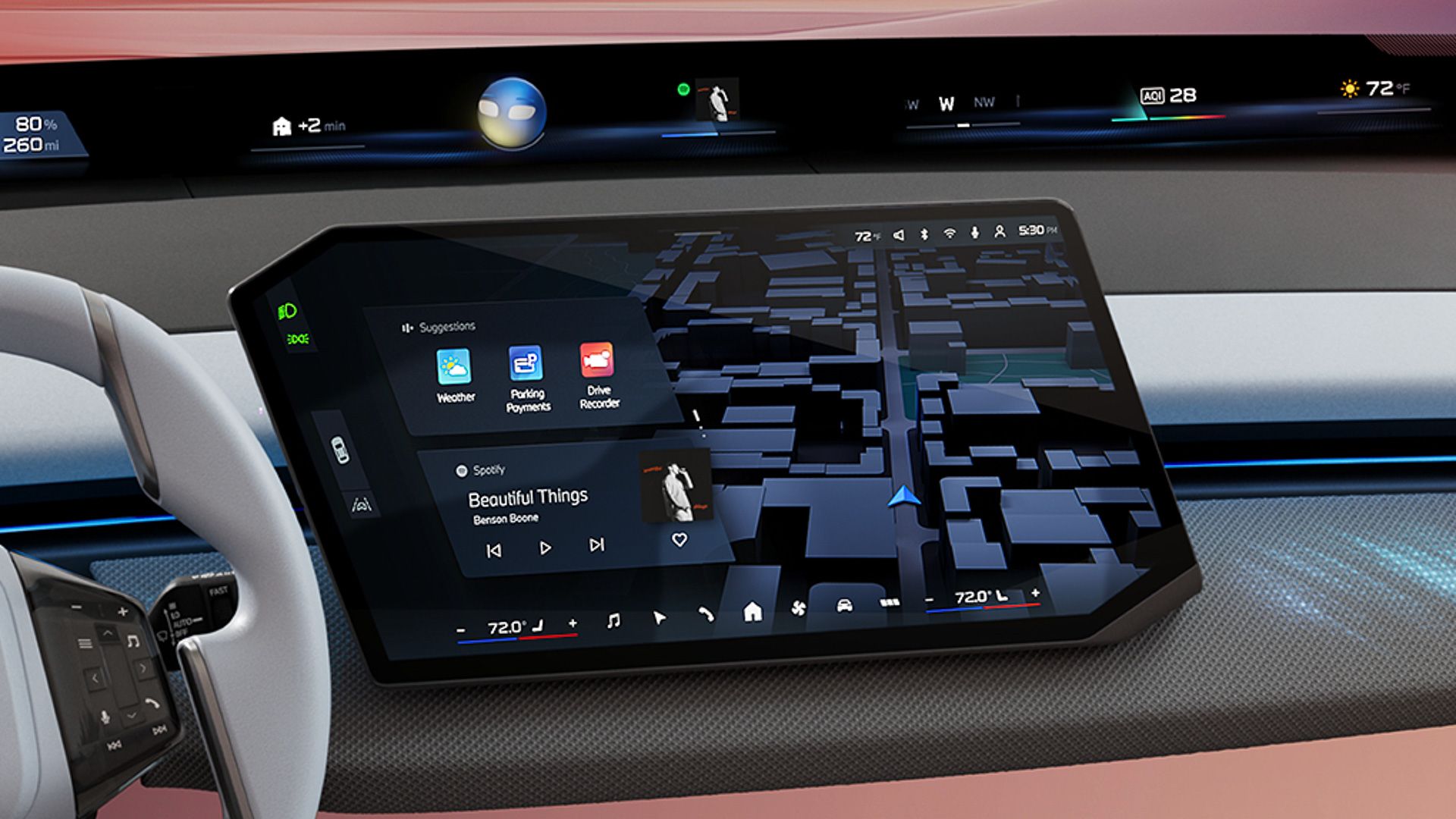 bmw idrive central display