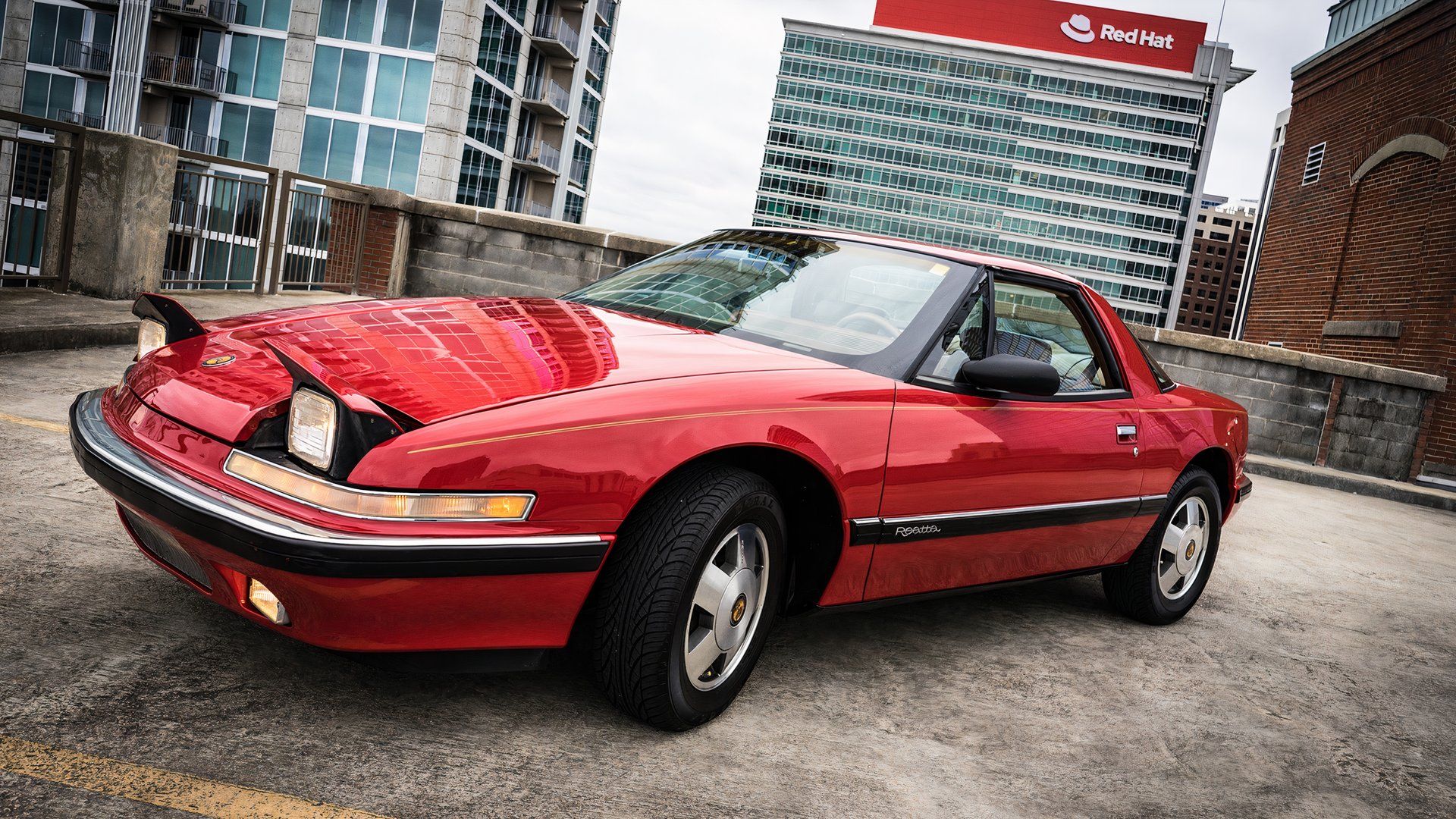 3/4 side view of 1989 Buick Reatta