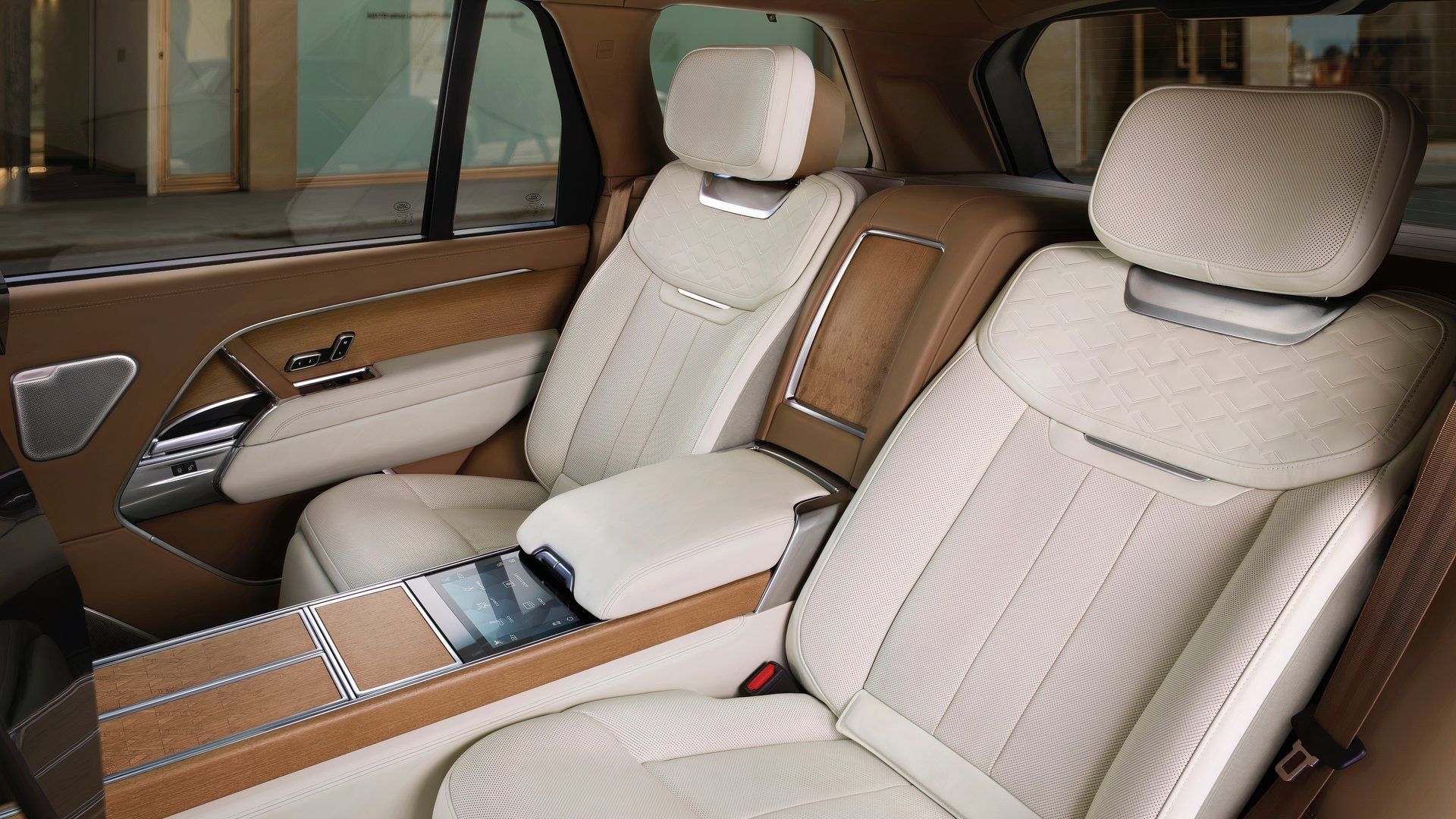 Banco traseiro do Land Rover Range Rover