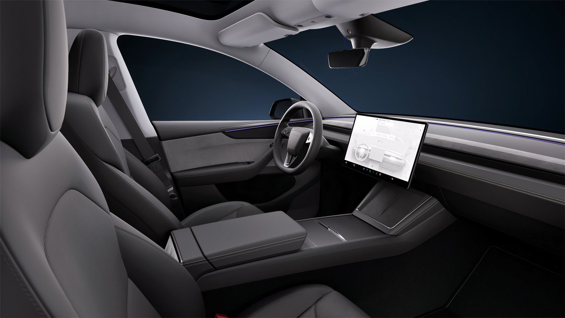 Tesla Model Y Juniper Interior