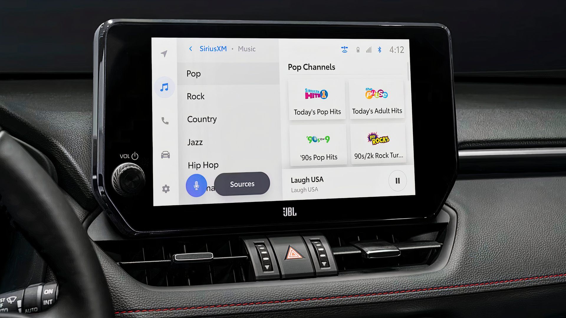 The interior of a Toyota RAV4 Plug-In Hybrid SUV. 