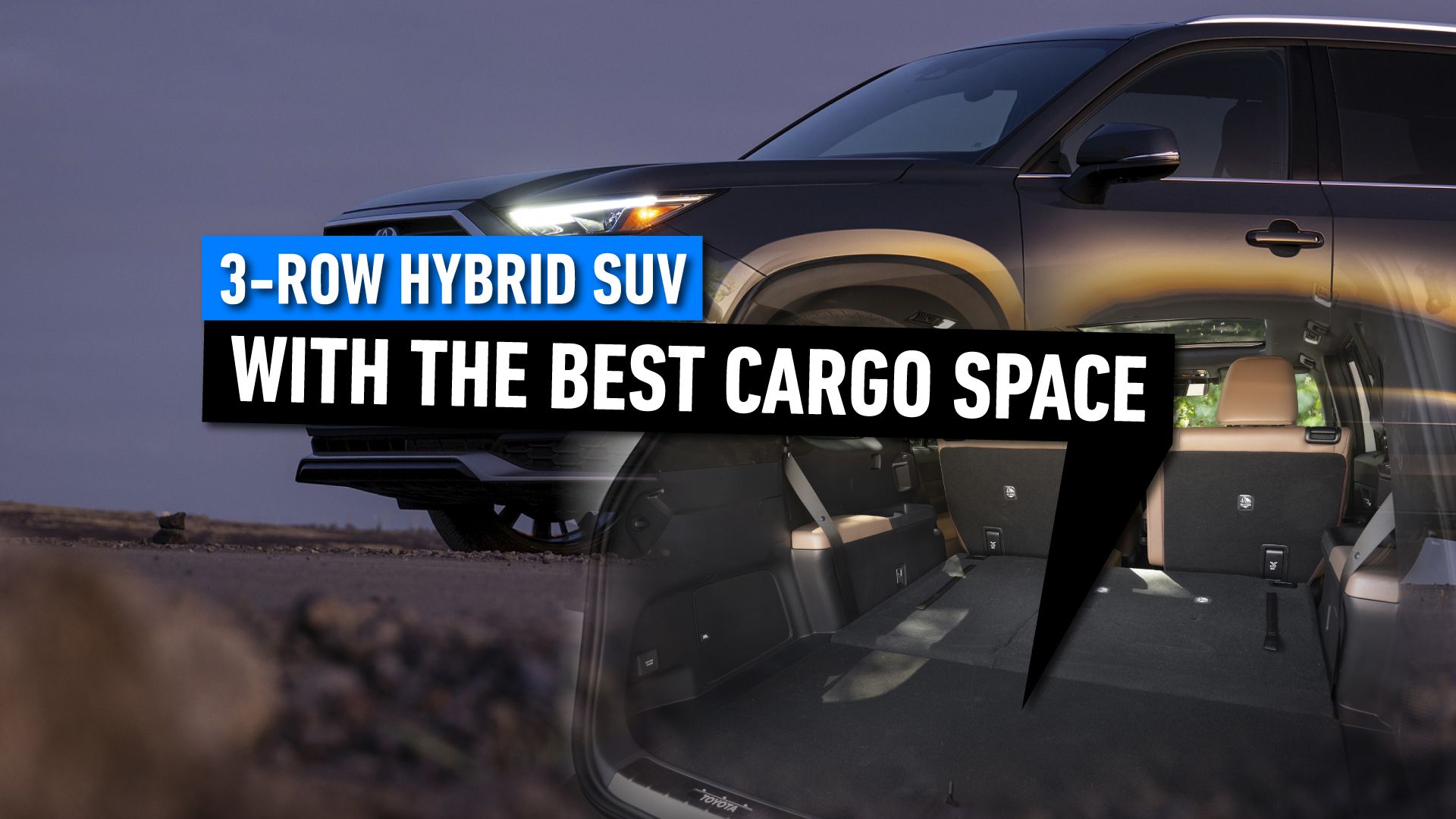 The Three Row Hybrid SUV That Offers The Best Cargo Space