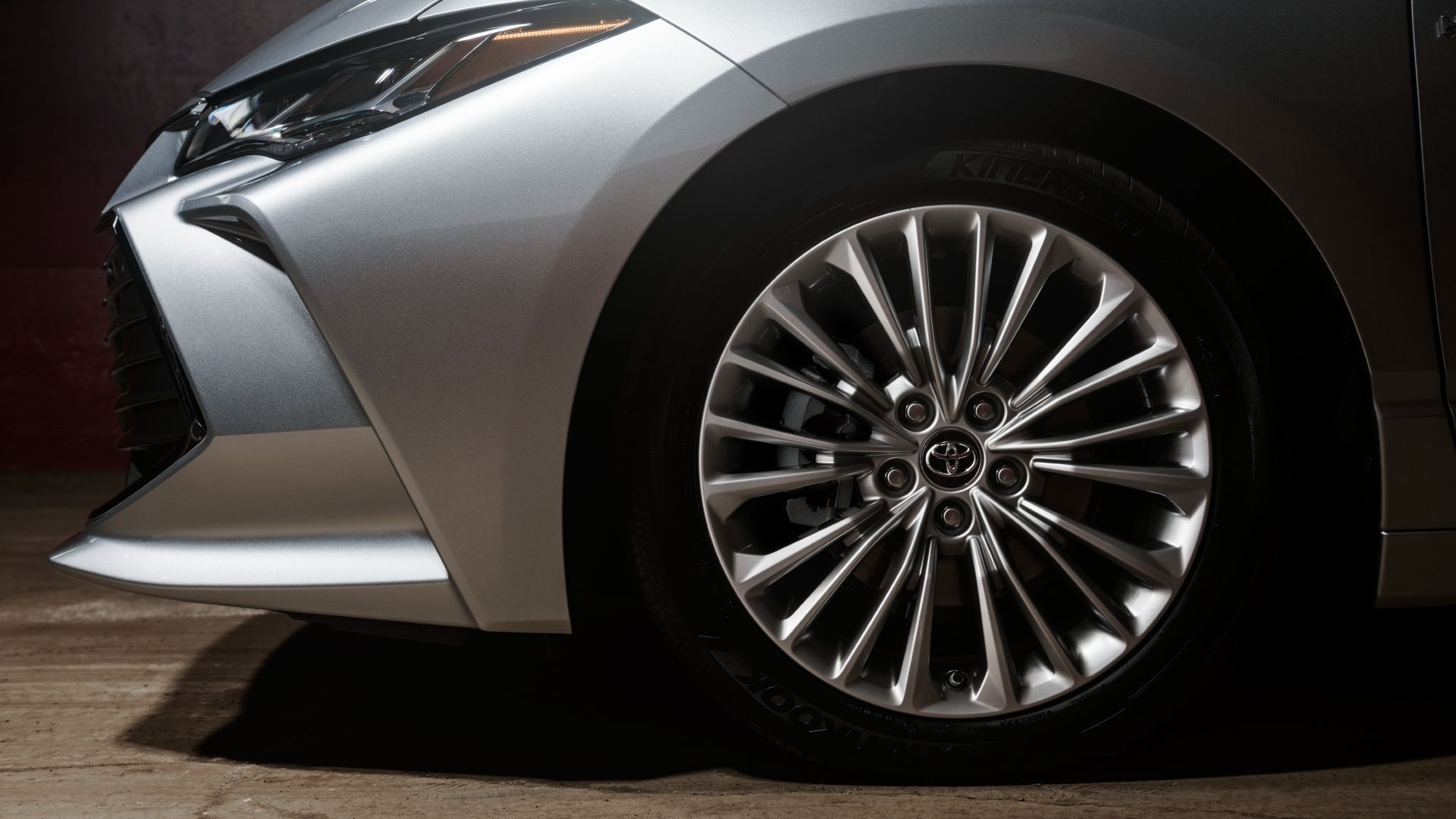 2020 Toyota Avalon Hybrid Limited Exterior Close Up Of Front Wheels