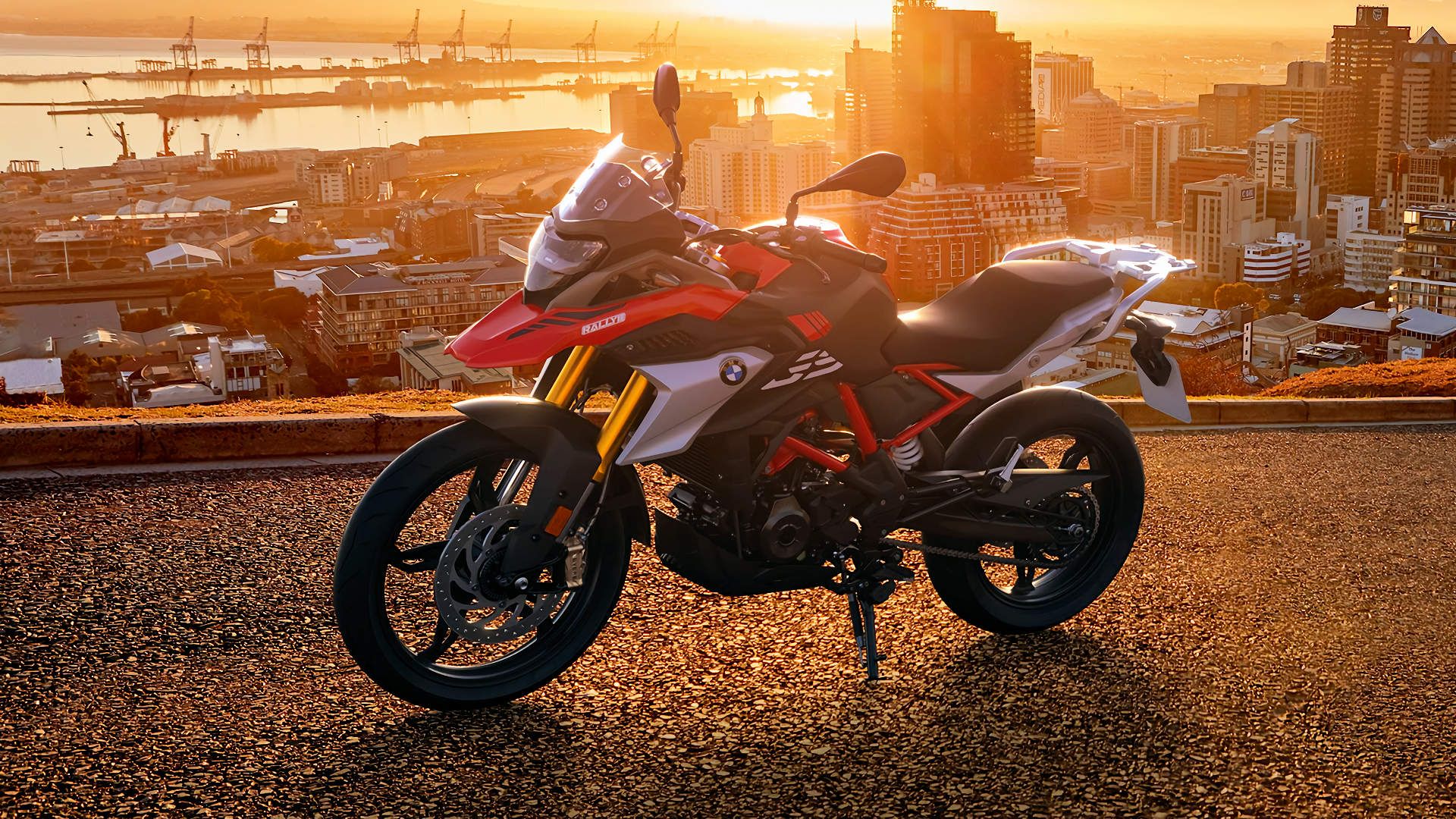 2025 BMW G 310 GS static profile shot