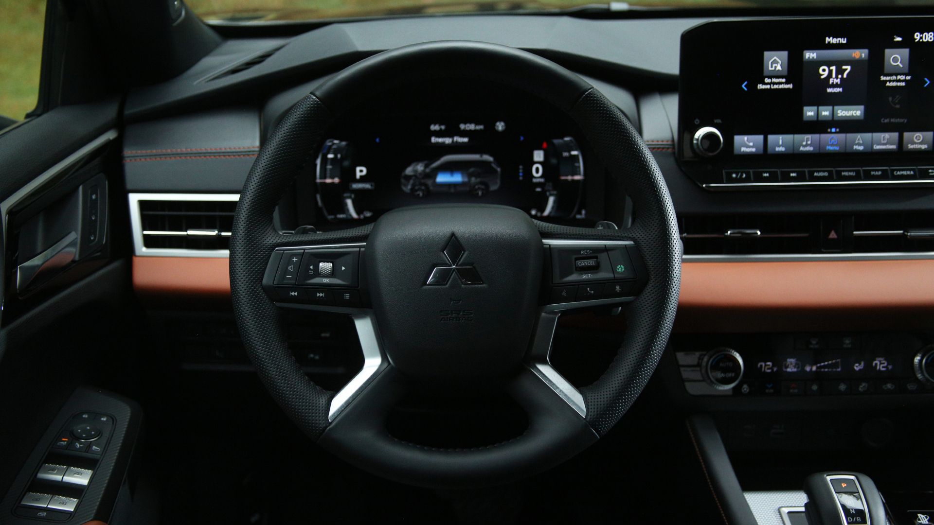 2025 Outlander PHEV Interior Front Cabin Steering Wheel