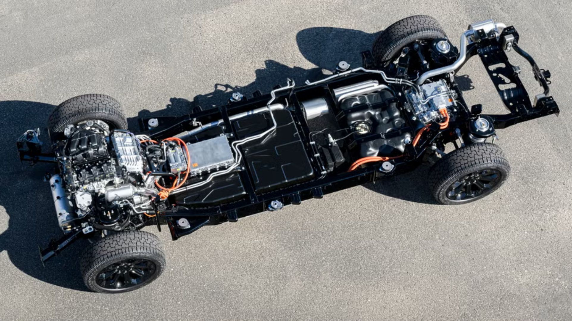 2026 Ram 1500 Ramcharger chassis close up overhead