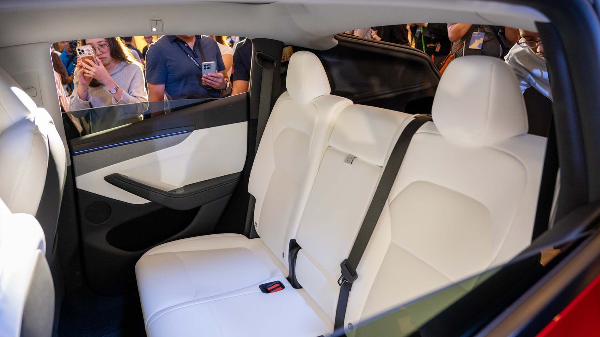 Interior of the 2025 Tesla Model Y