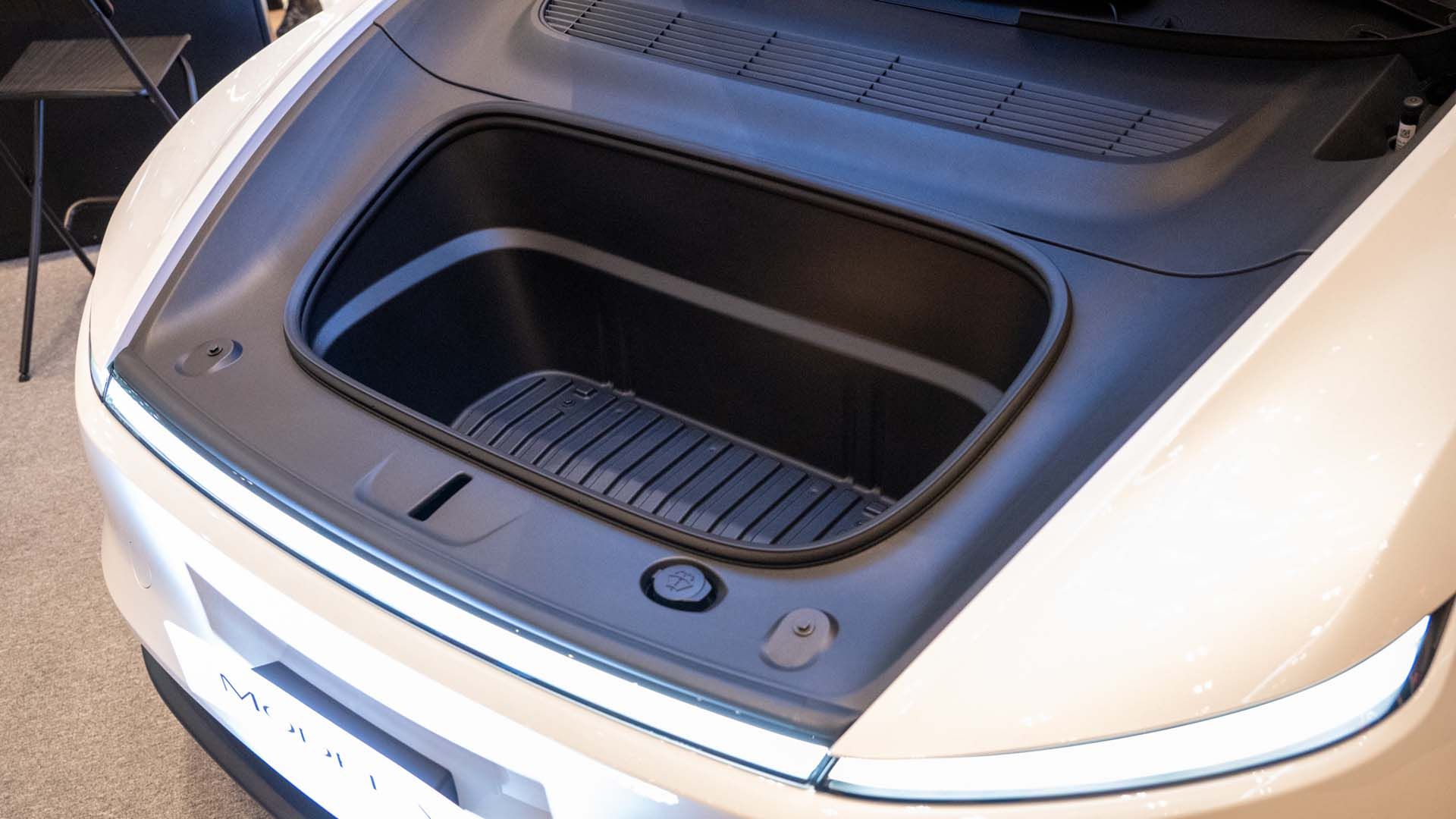 Front trunk of the 2025 Tesla Model Y