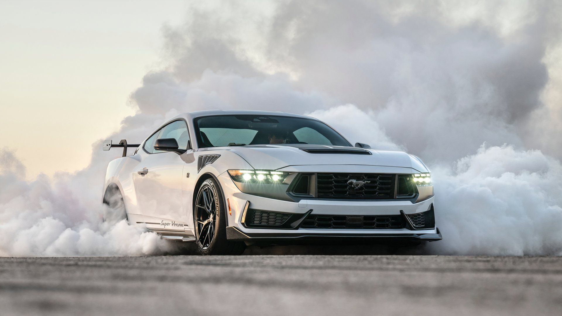 Ford Mustang Hennessey Super Venom Burnout