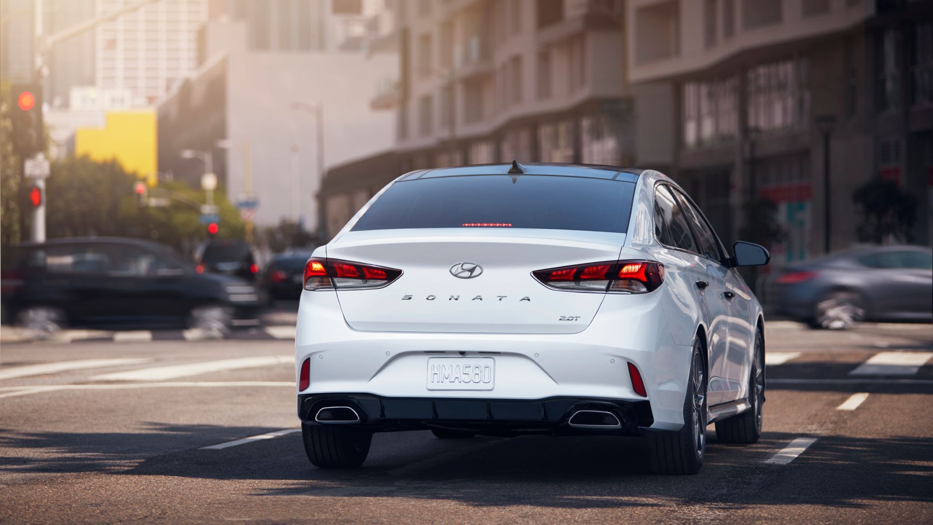 2018 Hyundai Sonata Exterior Rear Overview