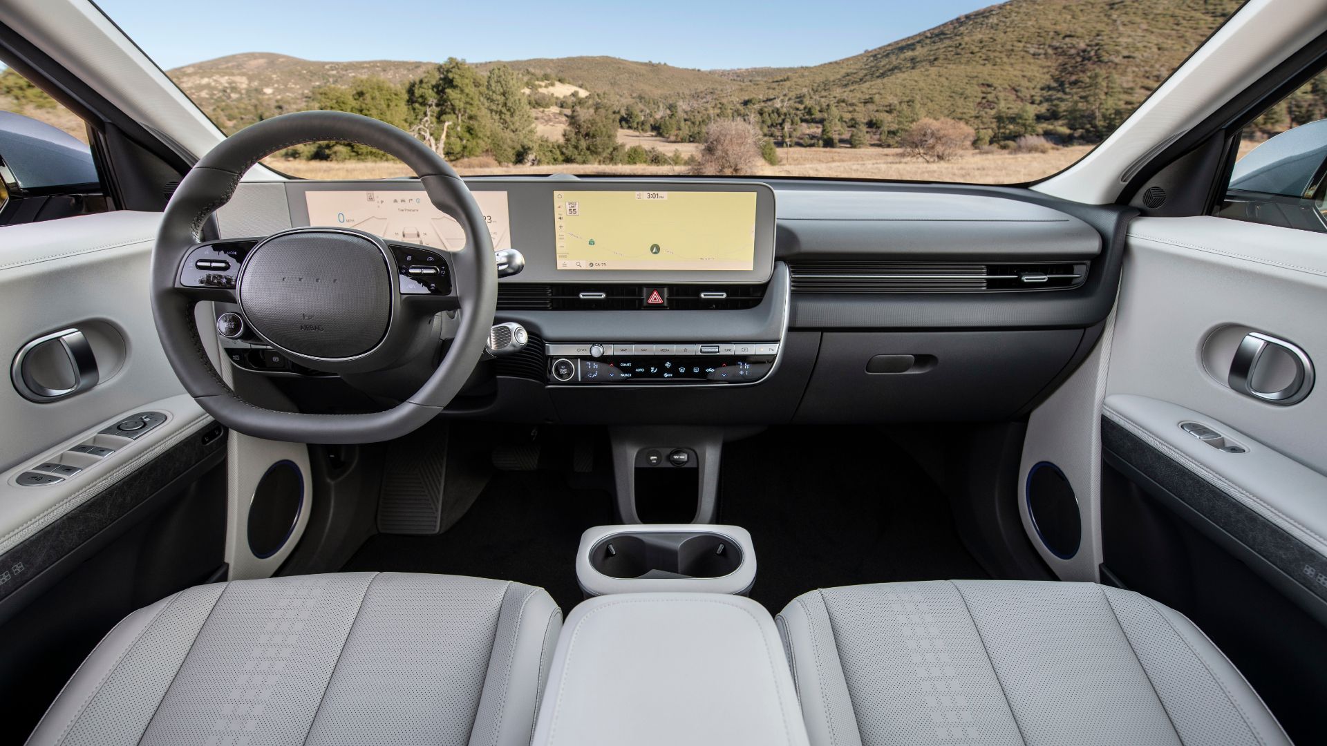 2022 Ioniq 5 Interior Front Cabin