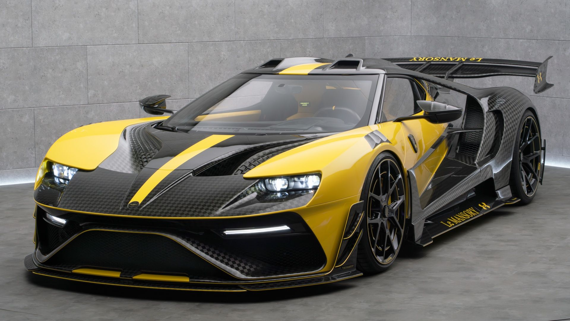 Ford GT By Mansory Low Front Angle