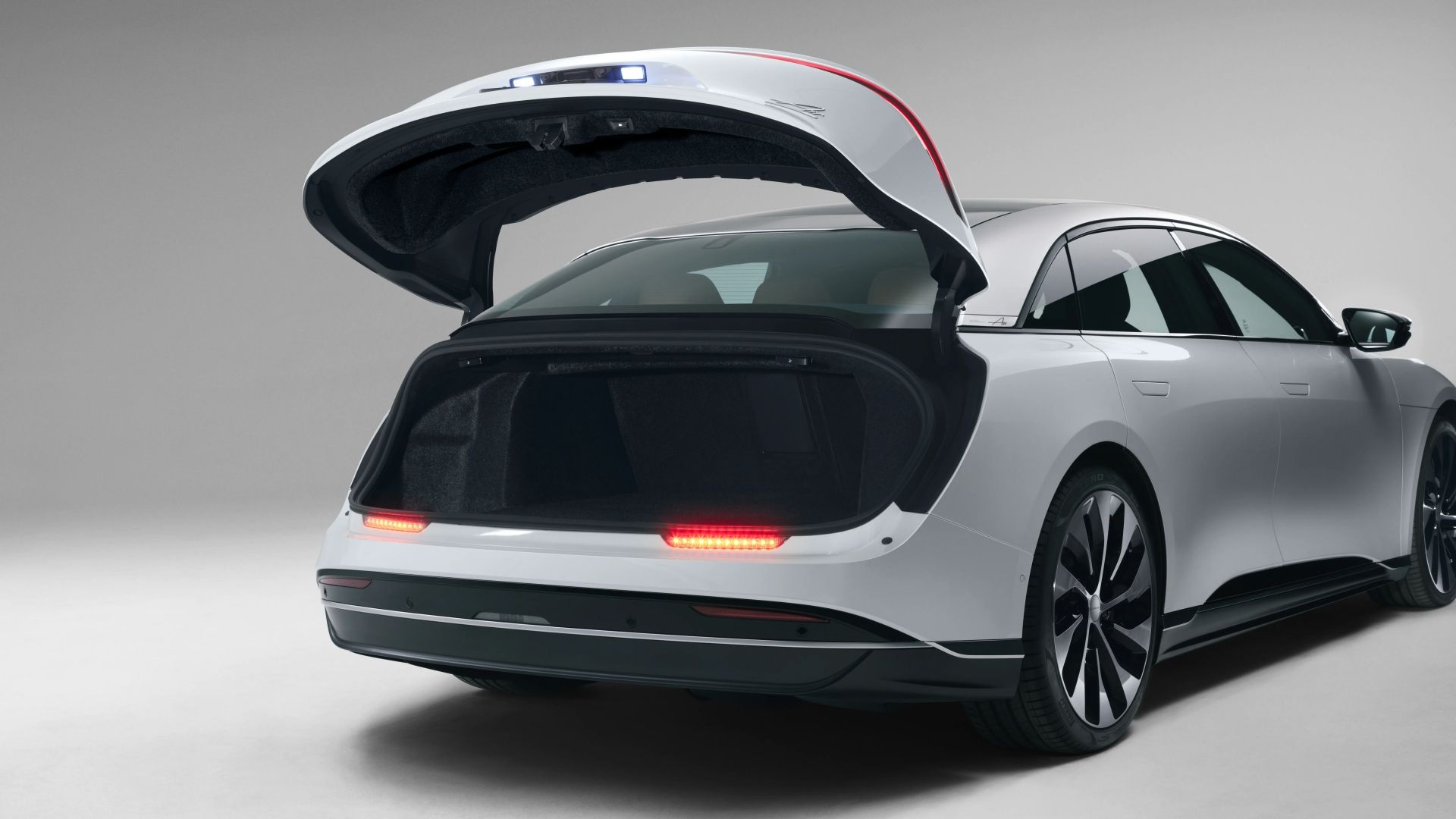 Lucid Air Trunk open