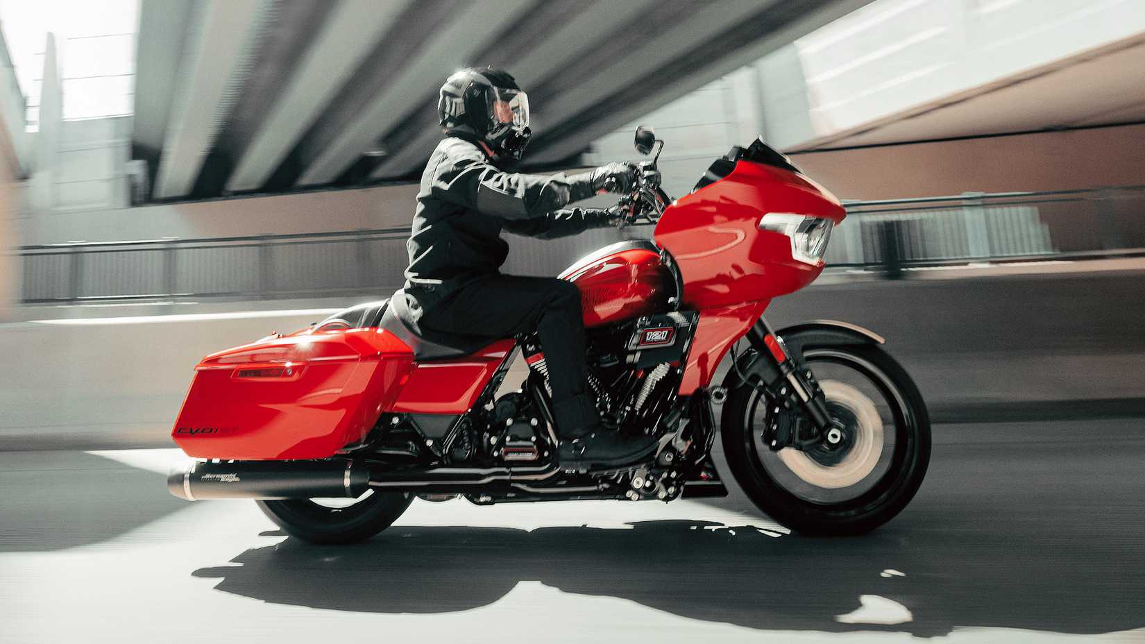 Rider on a 2025 Harley-Davidson CVO Road Glide ST