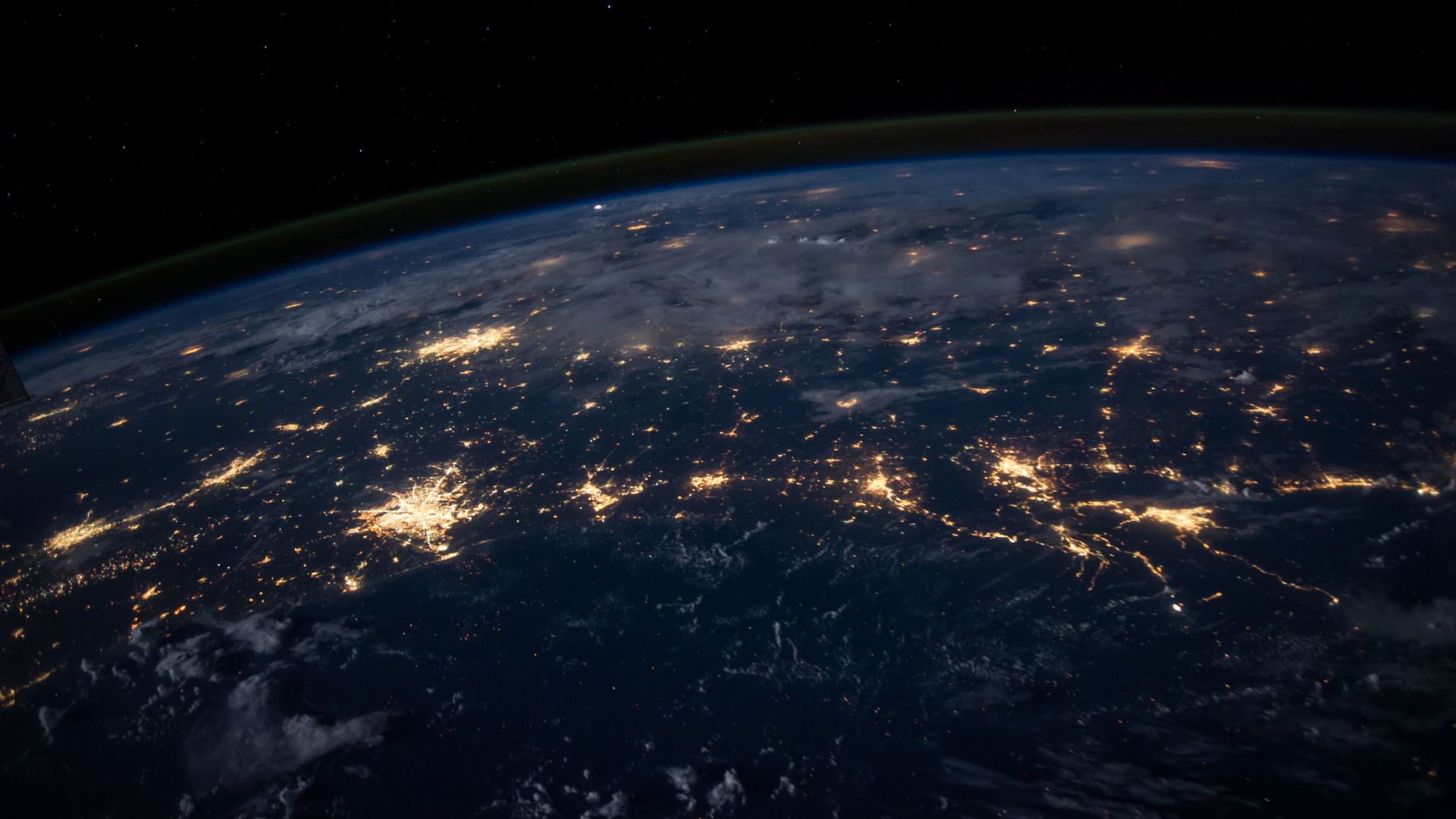 Night Overview Of Earth 